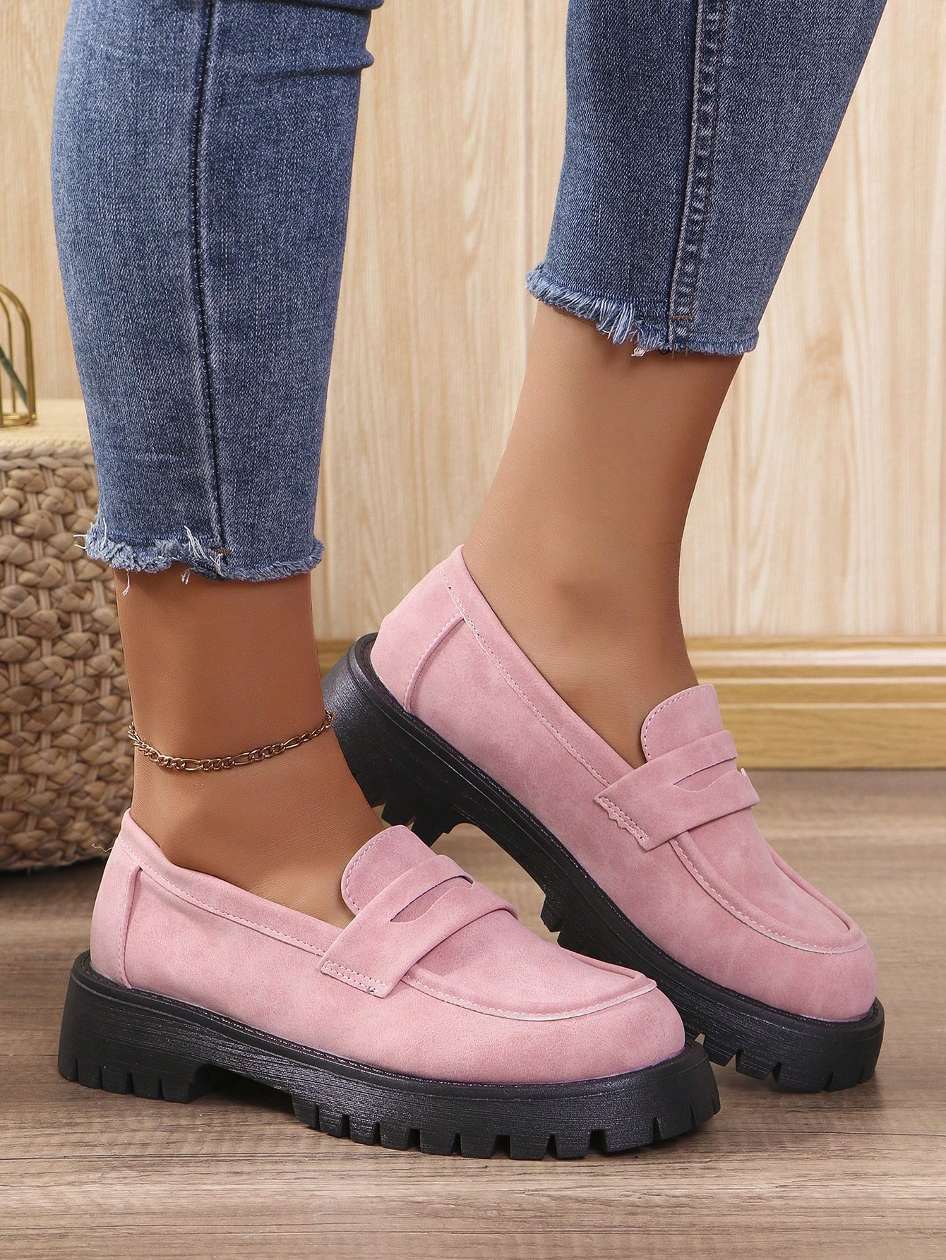 In Pink Women Wedges & Flatform