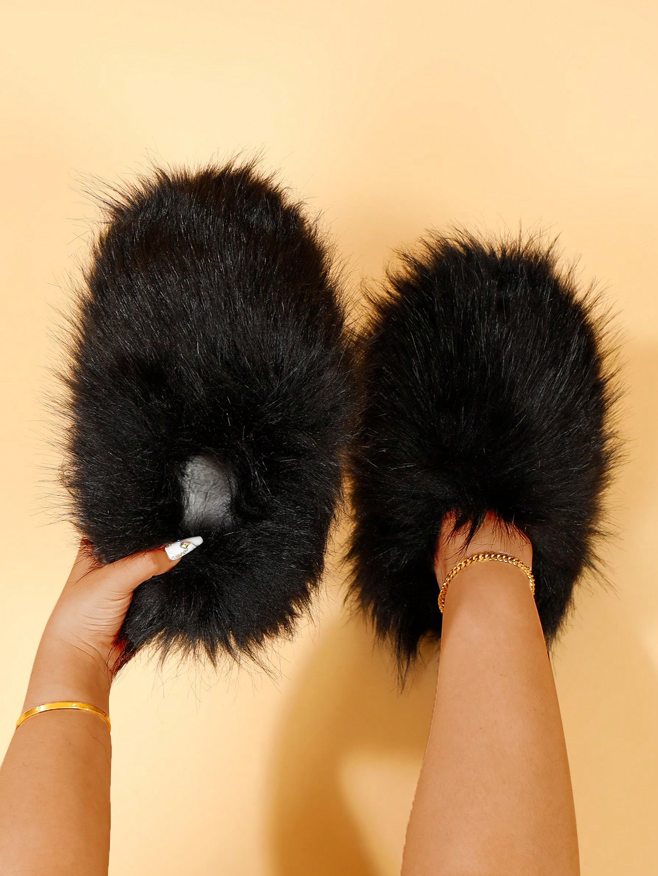 In Black Women Home Slippers