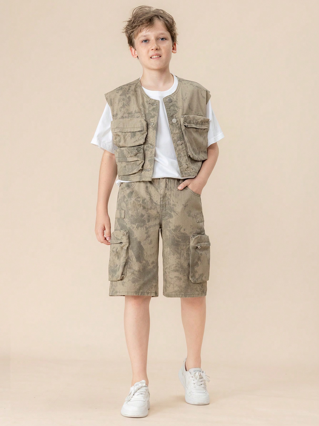 Tween Boys Denim Two-piece Outfits