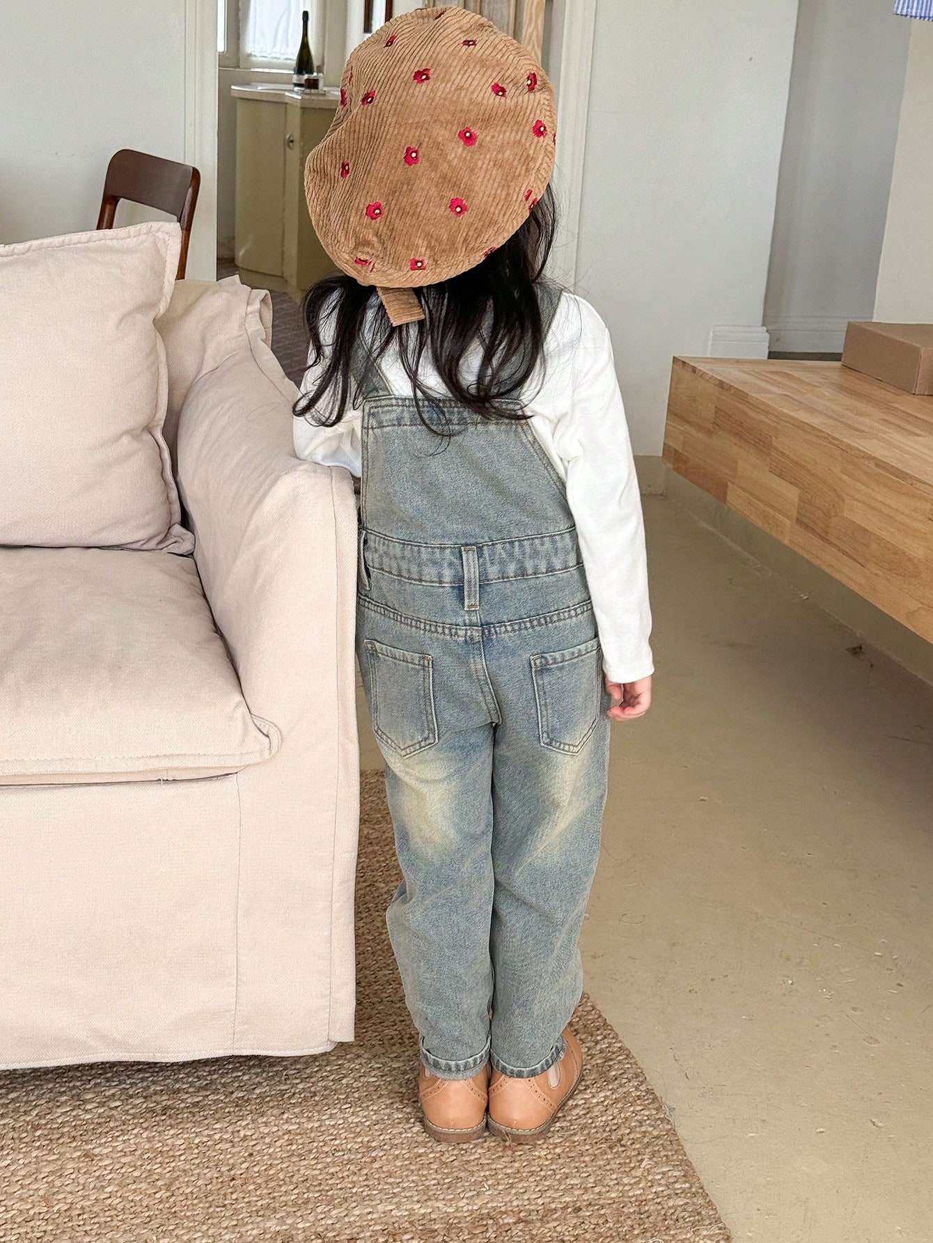 Young Girls Denim Overalls & Jumpsuits