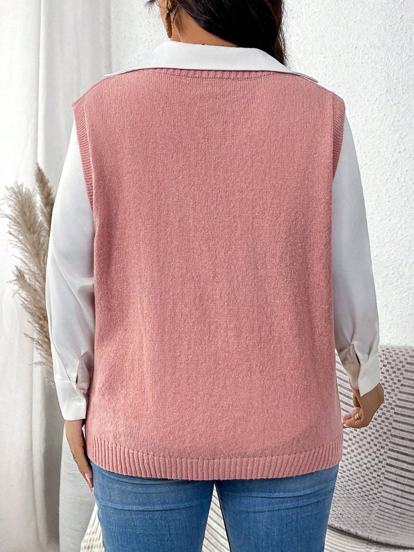 In Casual Plus Size Sweater Vests