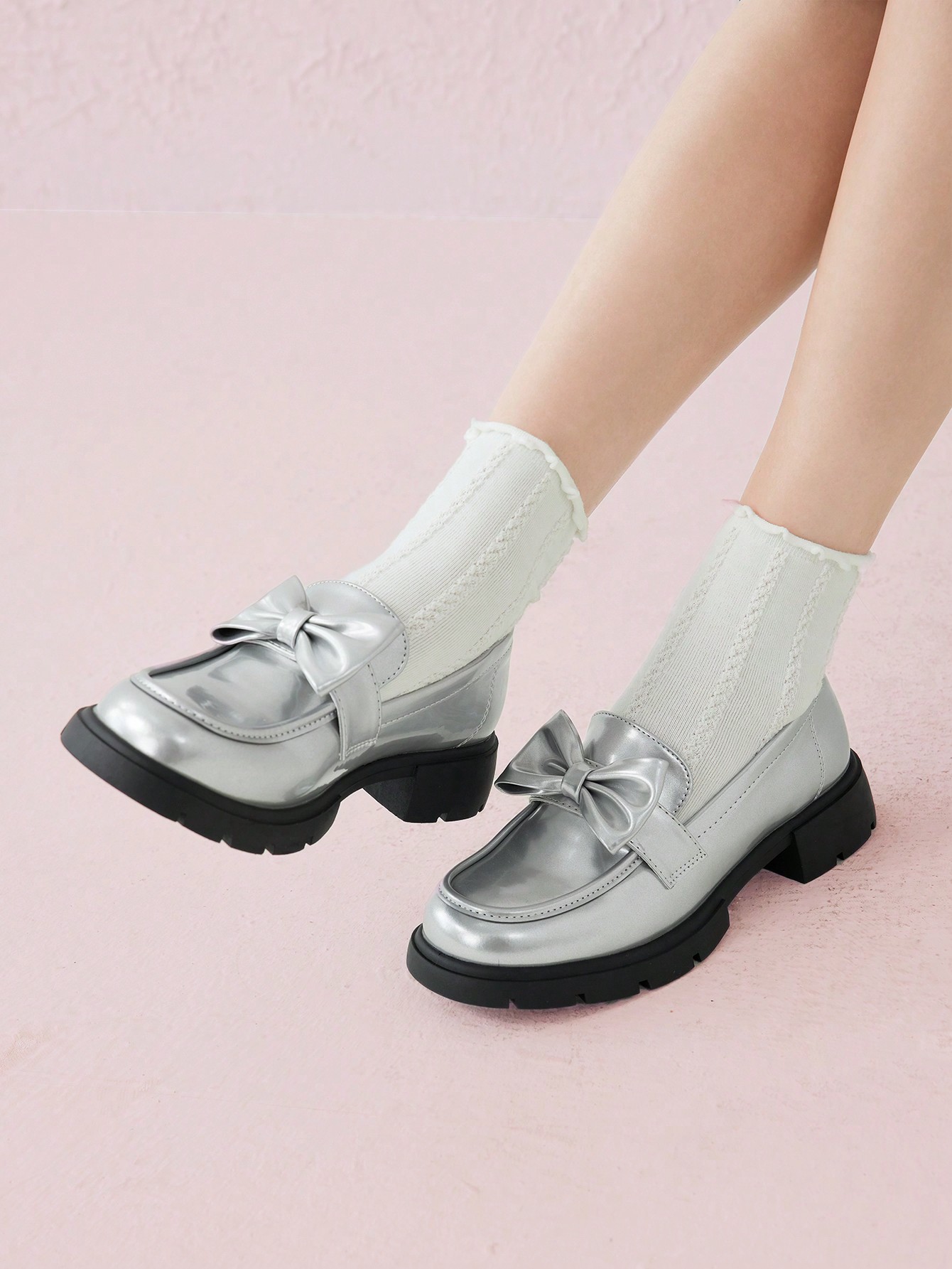 In Silver Women Wedges & Flatform