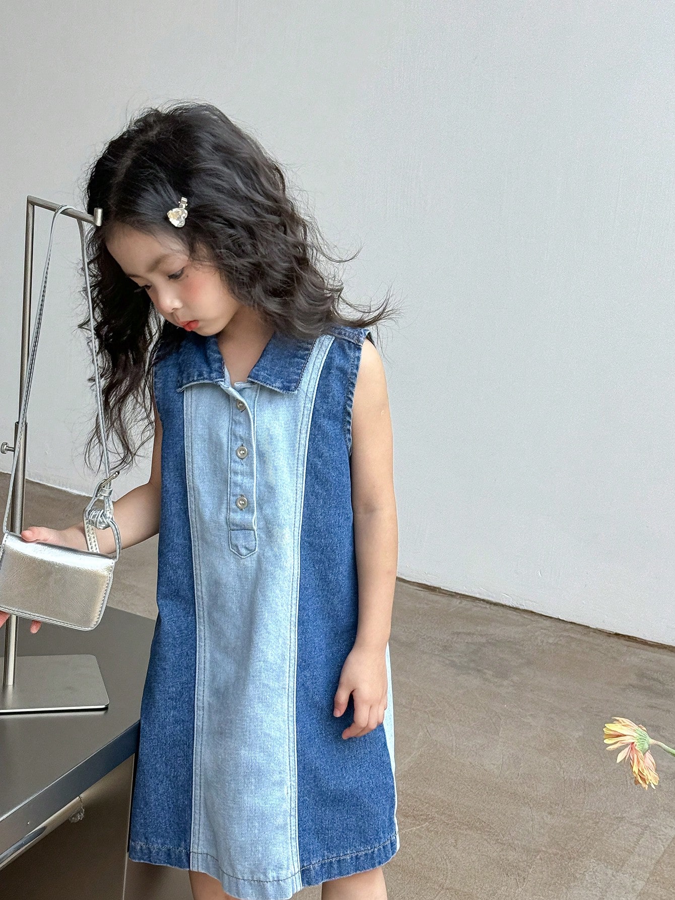 Young Girls Denim Dresses