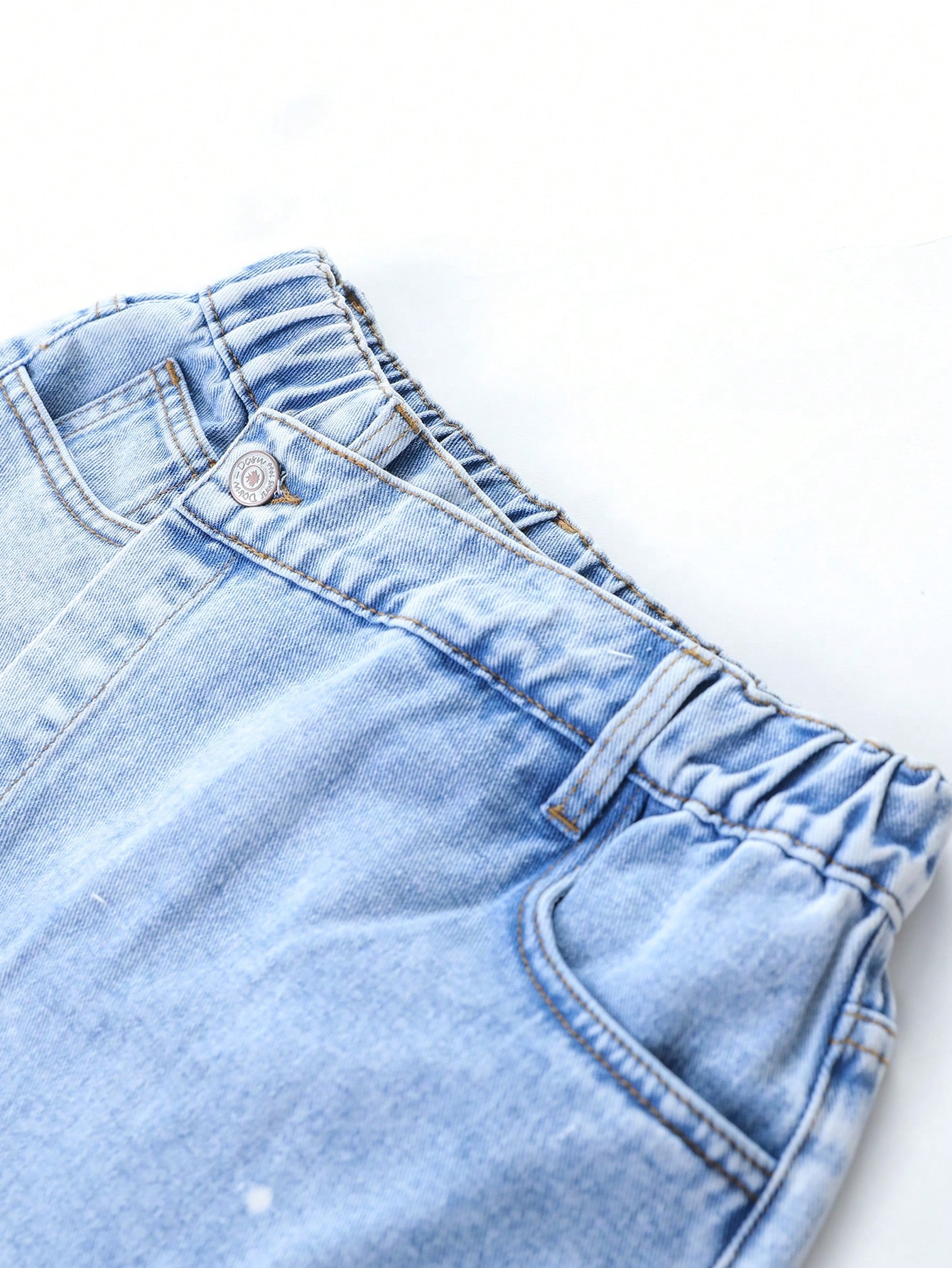 Tween Girls Denim Two-piece Outfits