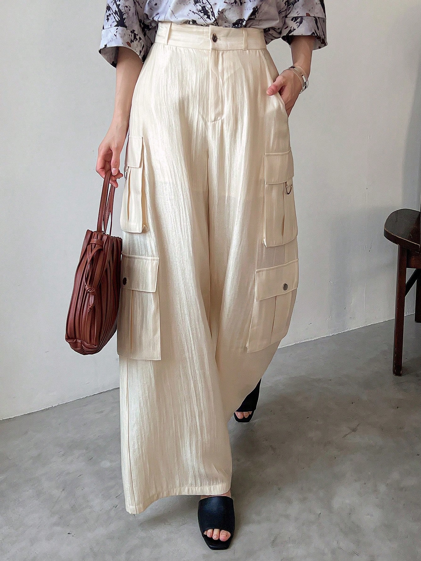 In Beige Women Pants