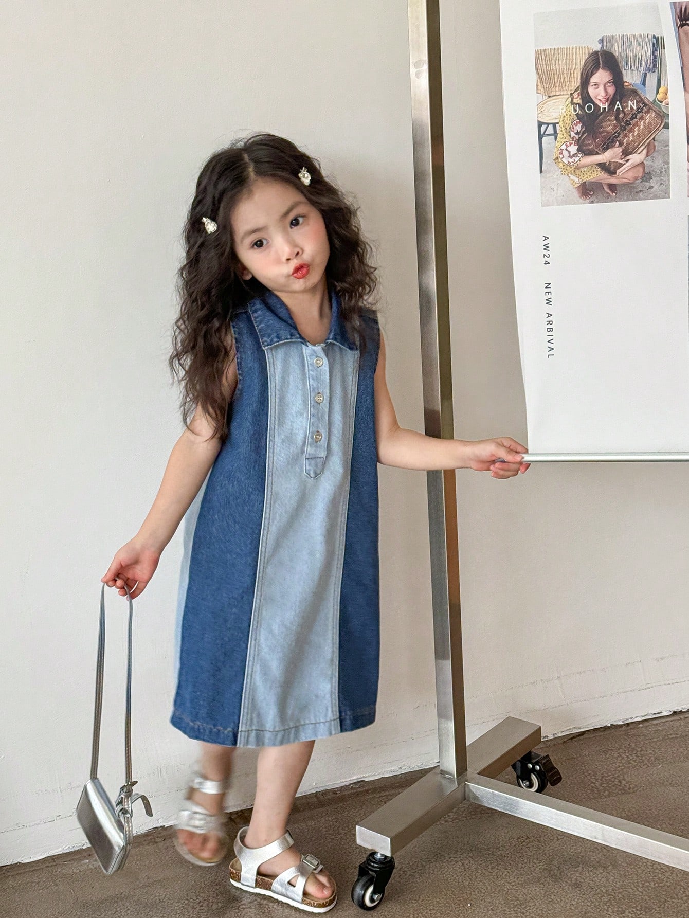 Young Girls Denim Dresses