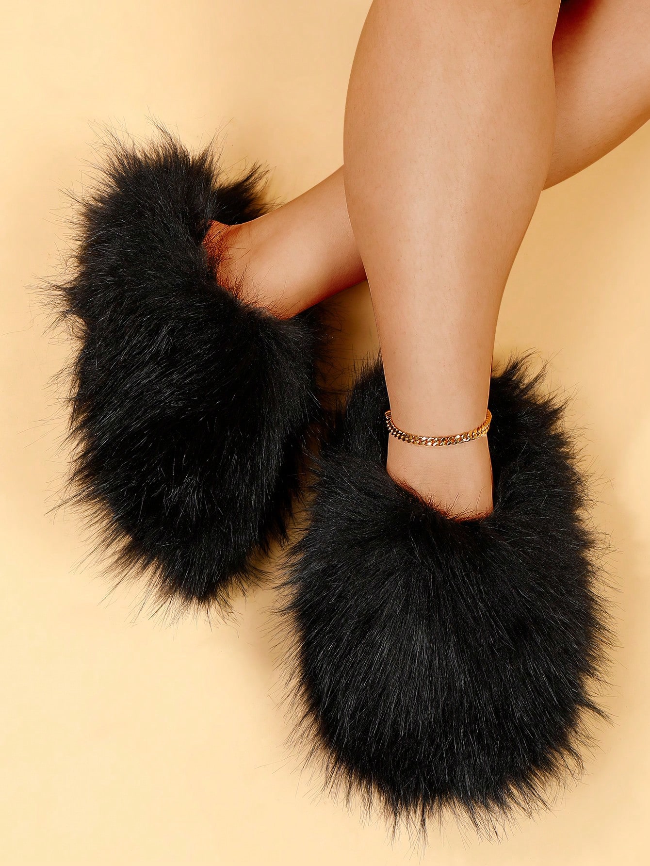 In Black Women Home Slippers