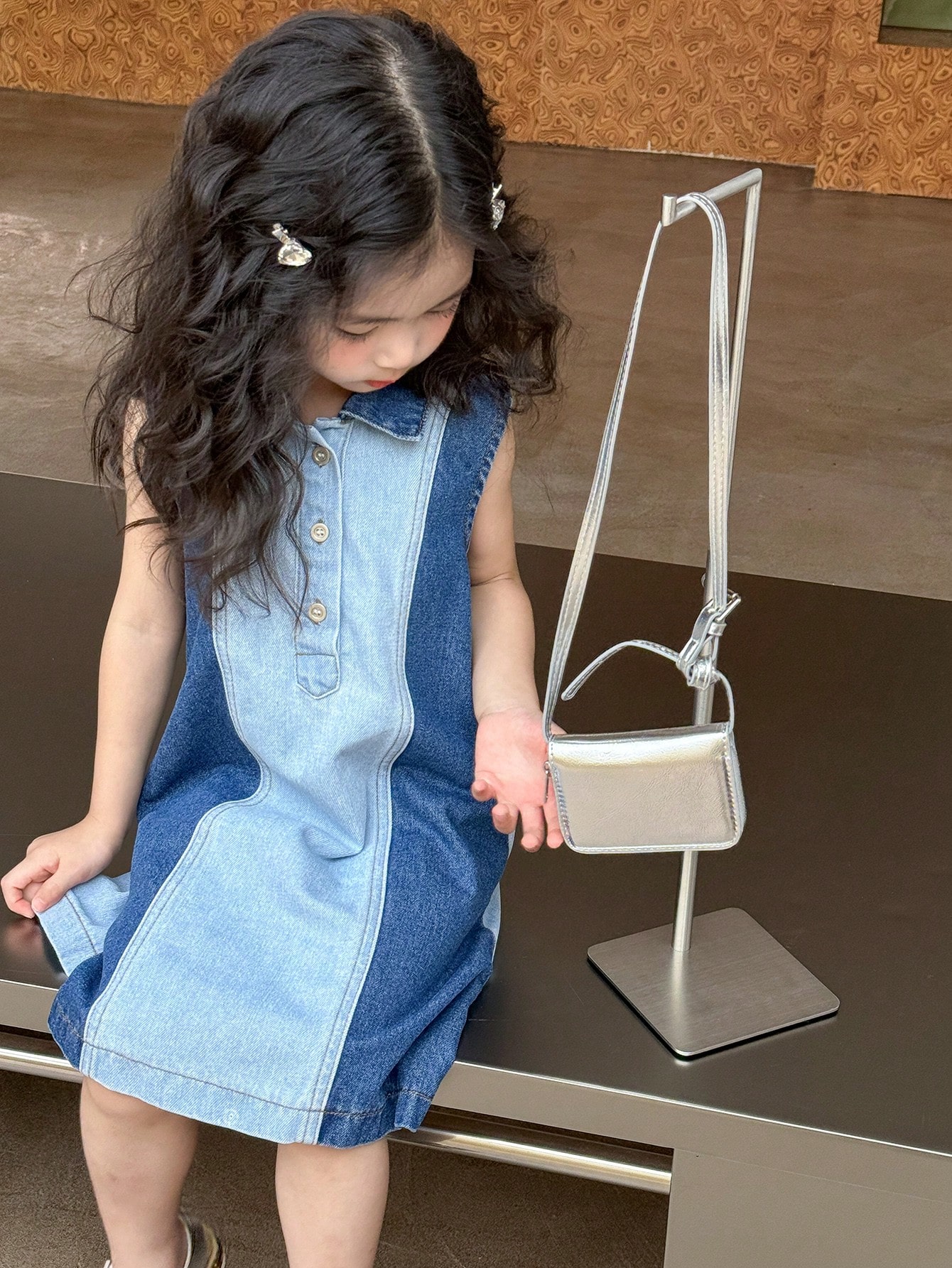 Young Girls Denim Dresses