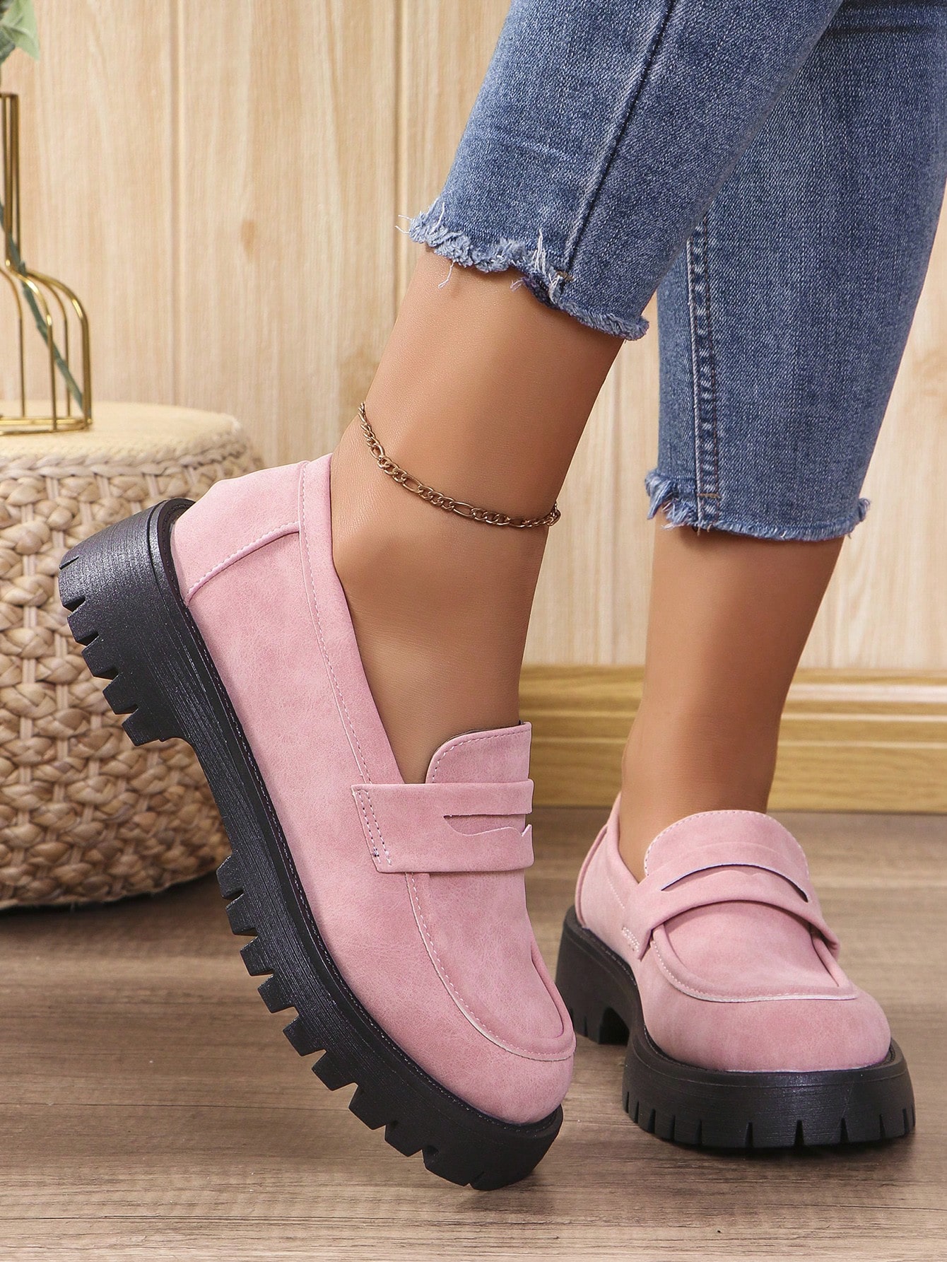 In Pink Women Wedges & Flatform