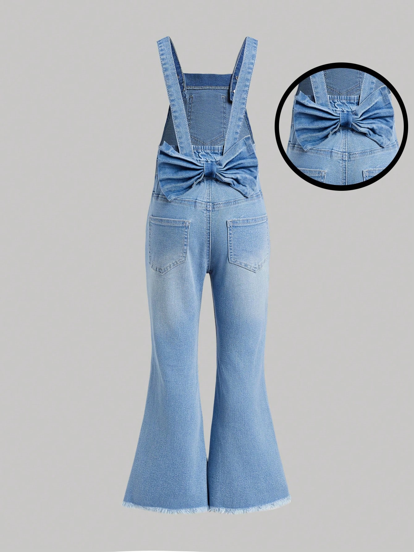 Young Girls Denim Overalls & Jumpsuits