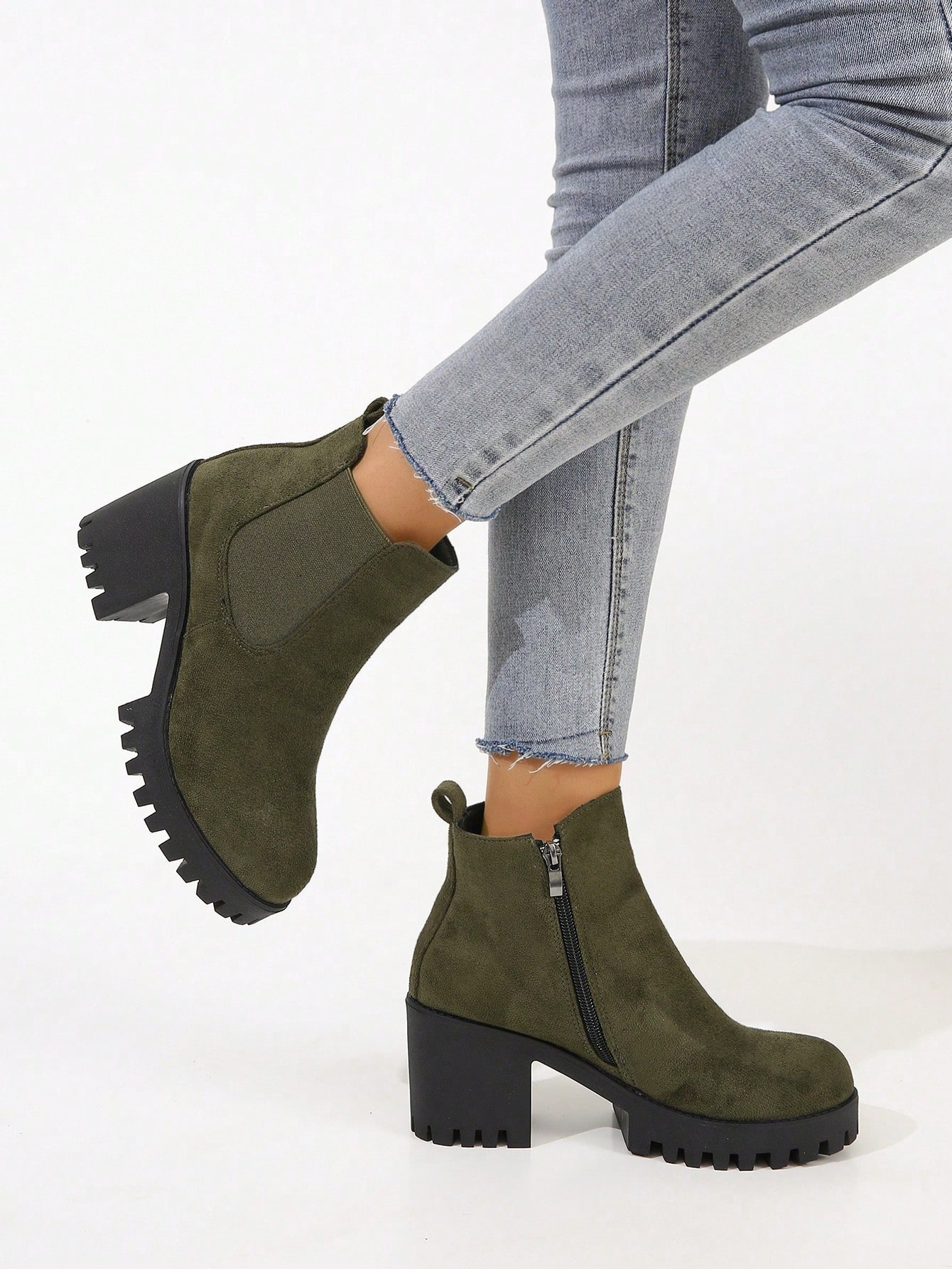 In Green Women Ankle Boots & Booties