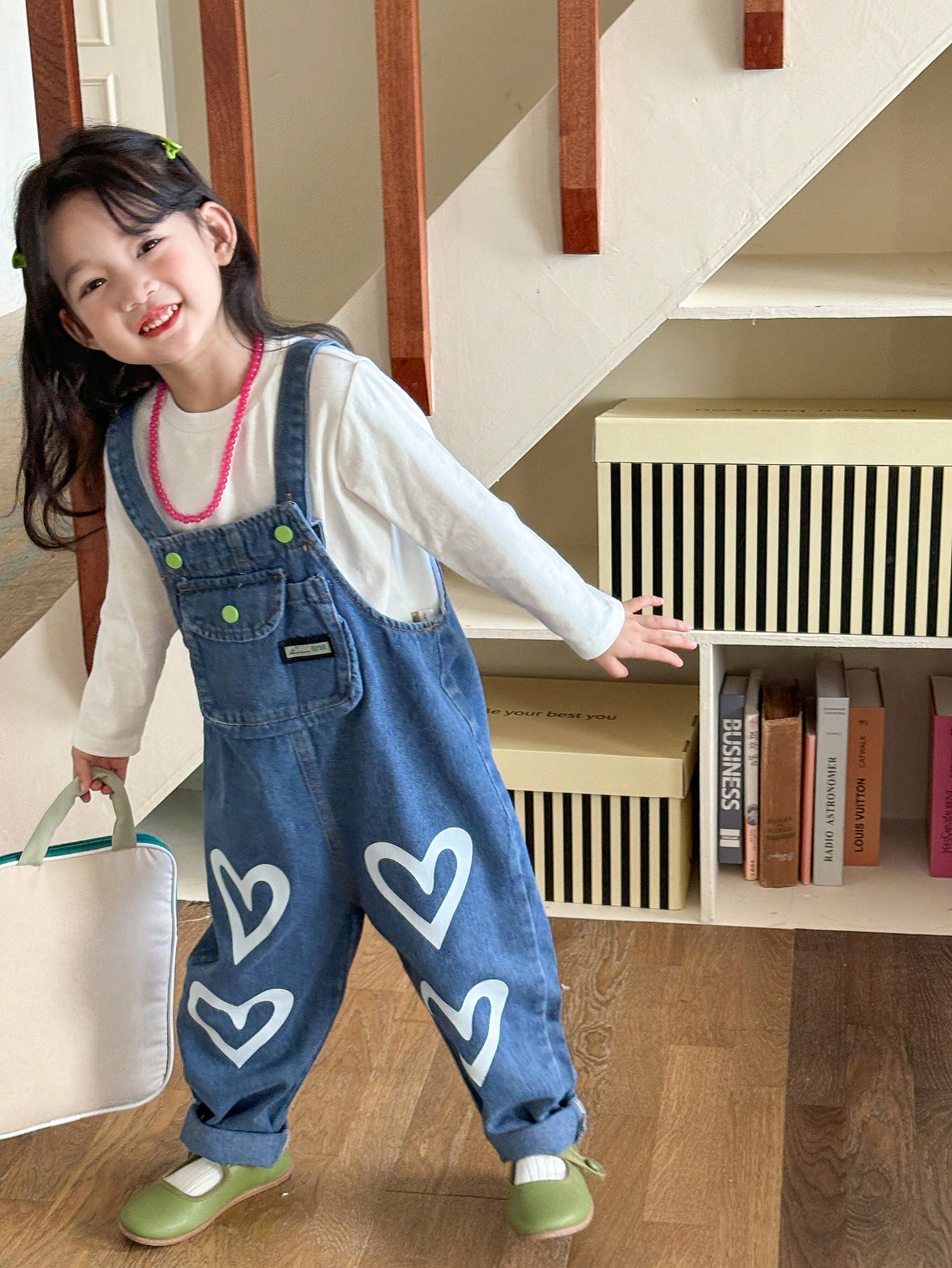 Young Girls Denim Overalls & Jumpsuits