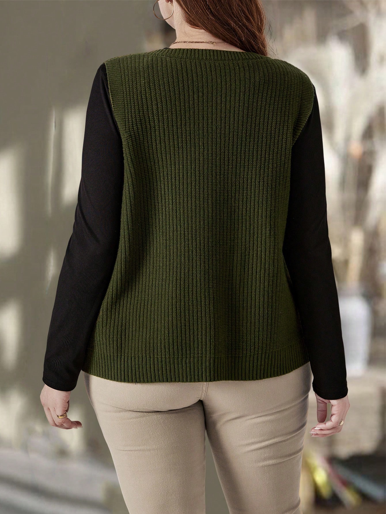 In Casual Plus Size Sweater Vests