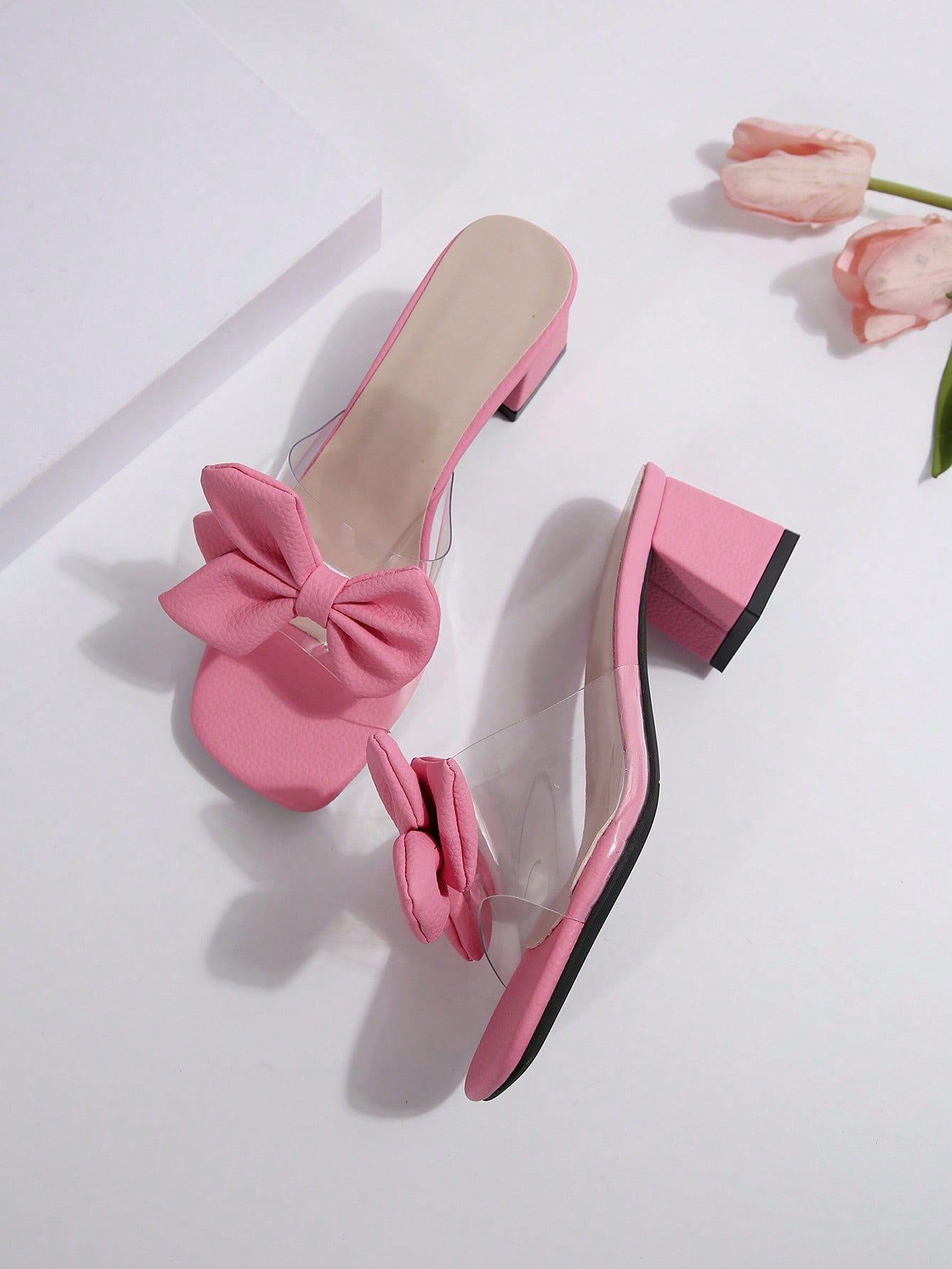 In Pink Women Heeled Sandals