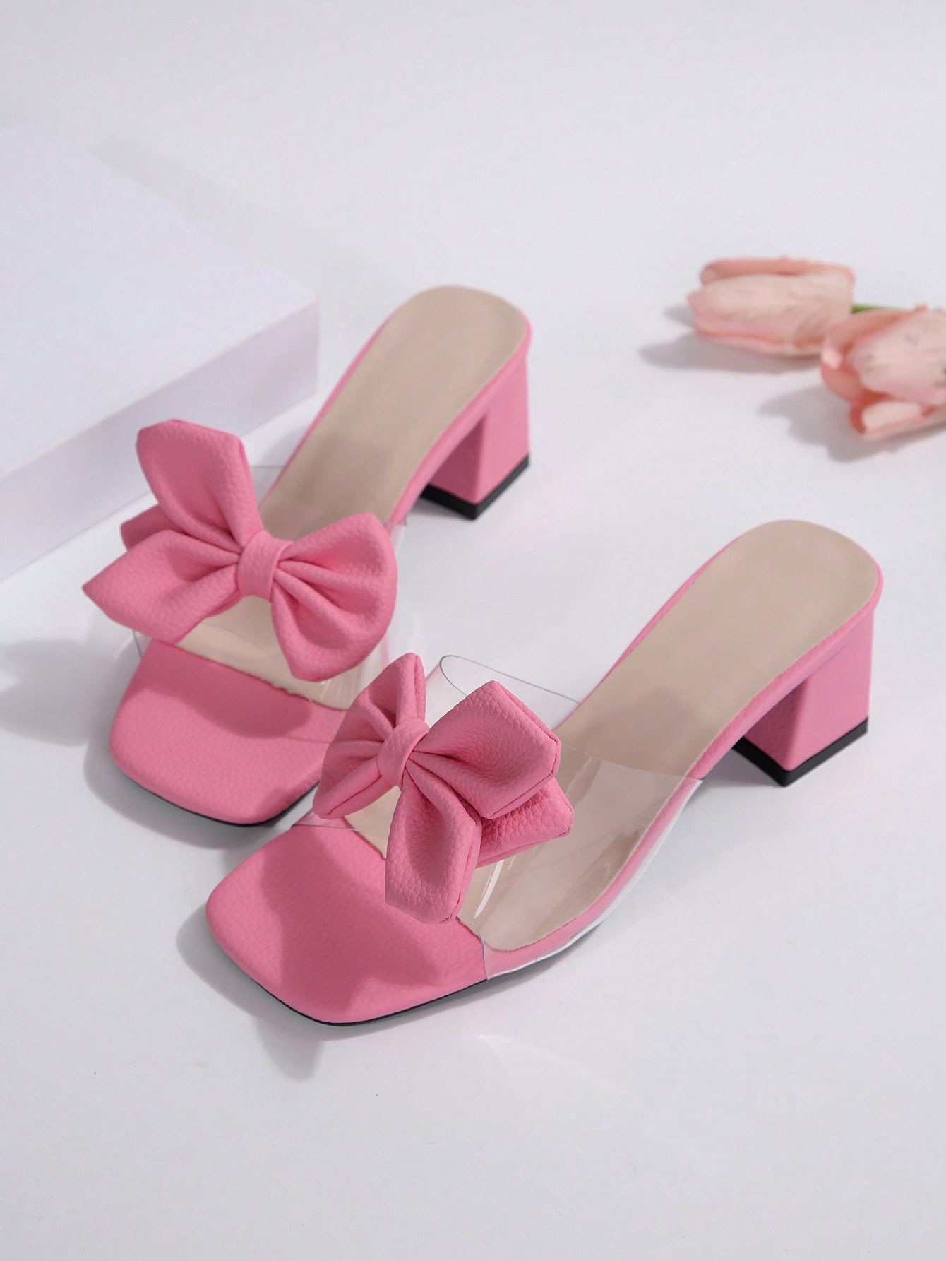 In Pink Women Heeled Sandals