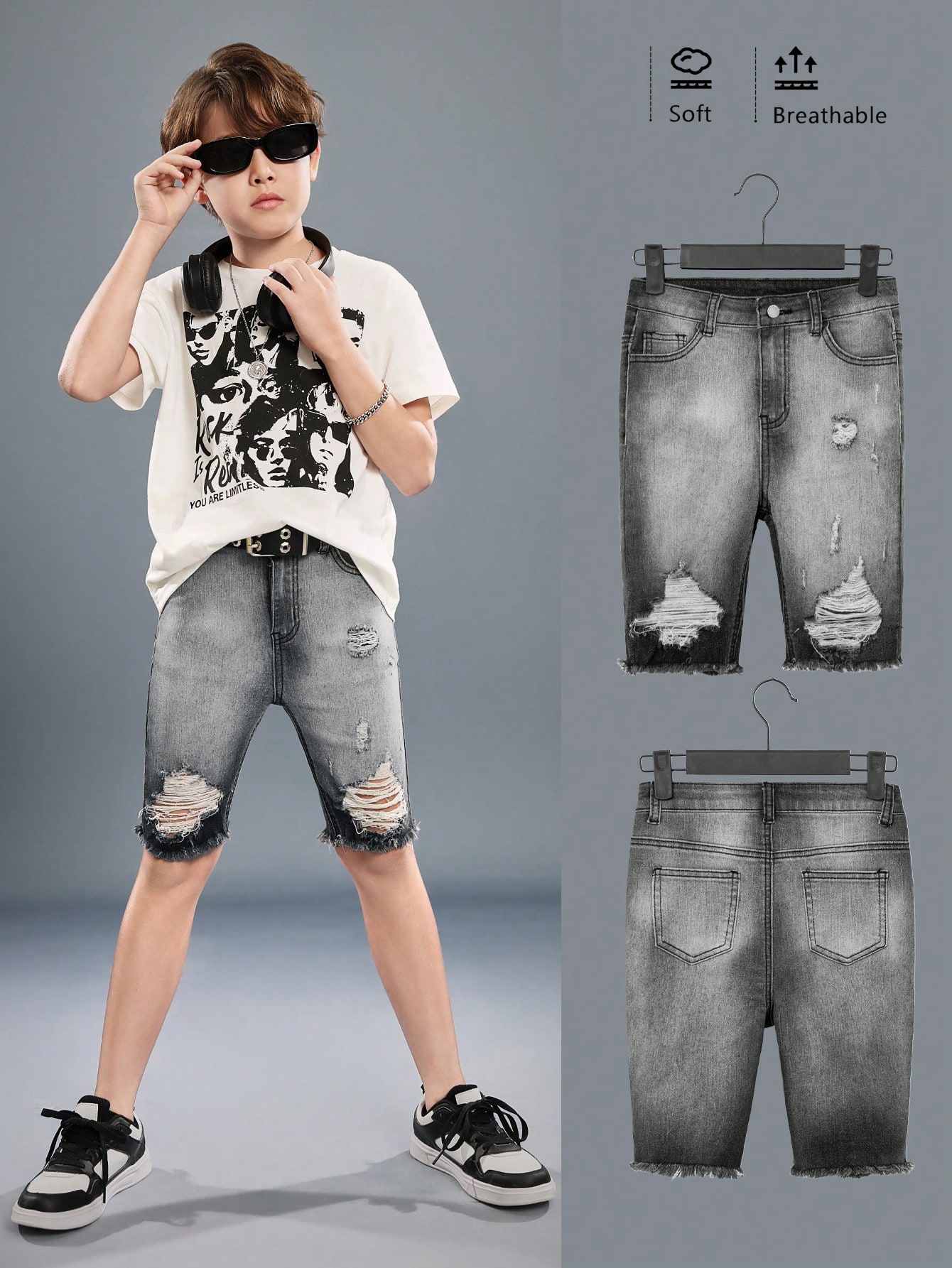 Tween Boys Denim Shorts