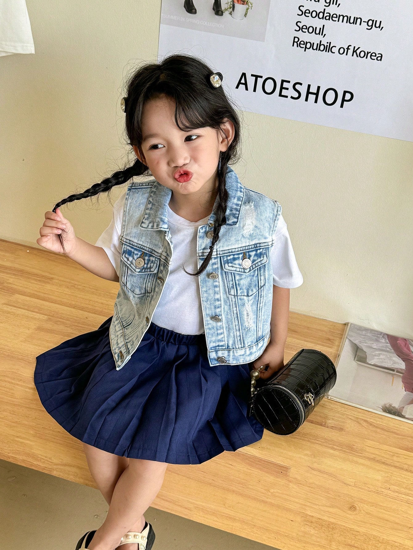 Young Girls Denim Jackets & Coats