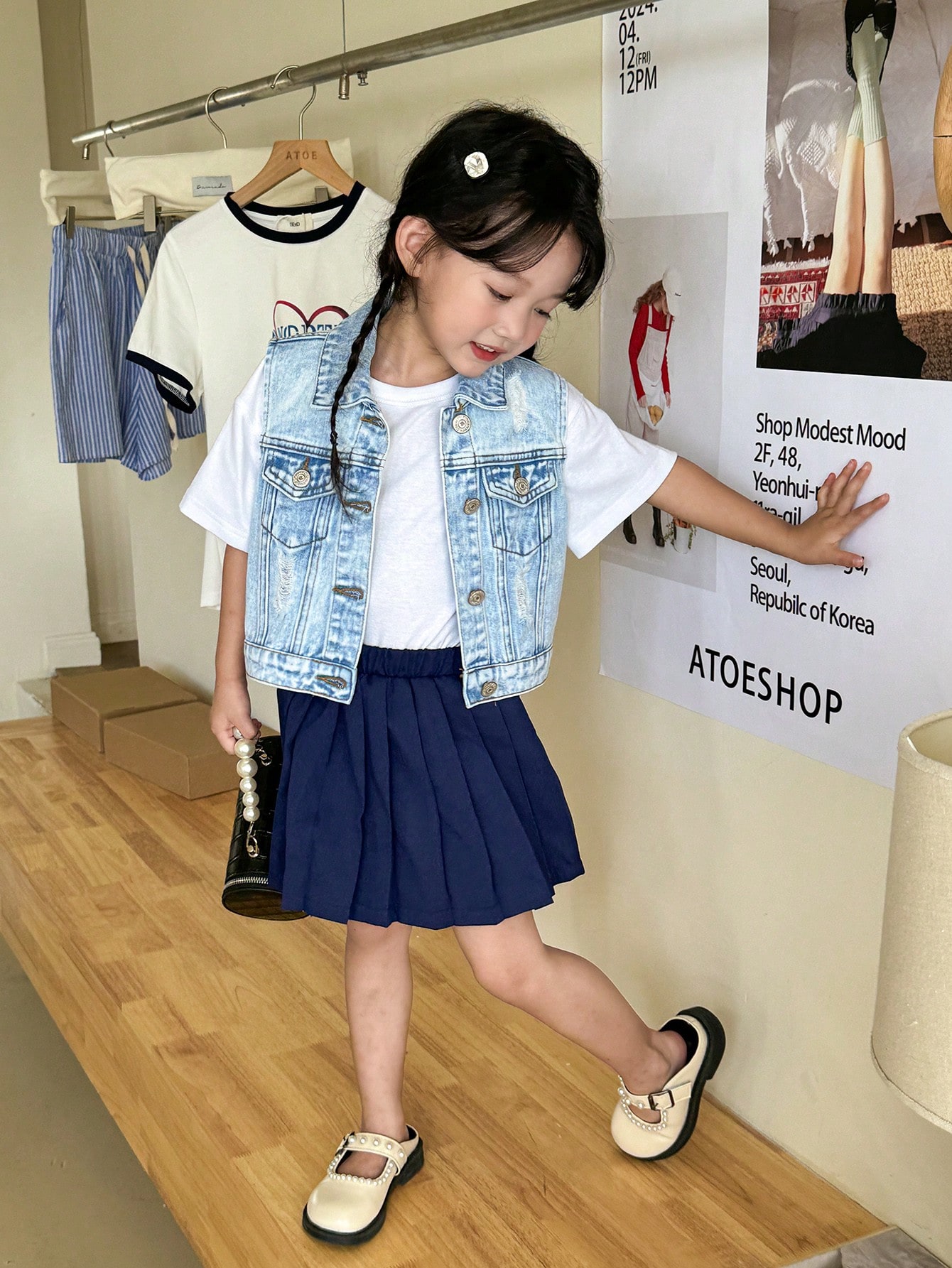 Young Girls Denim Jackets & Coats