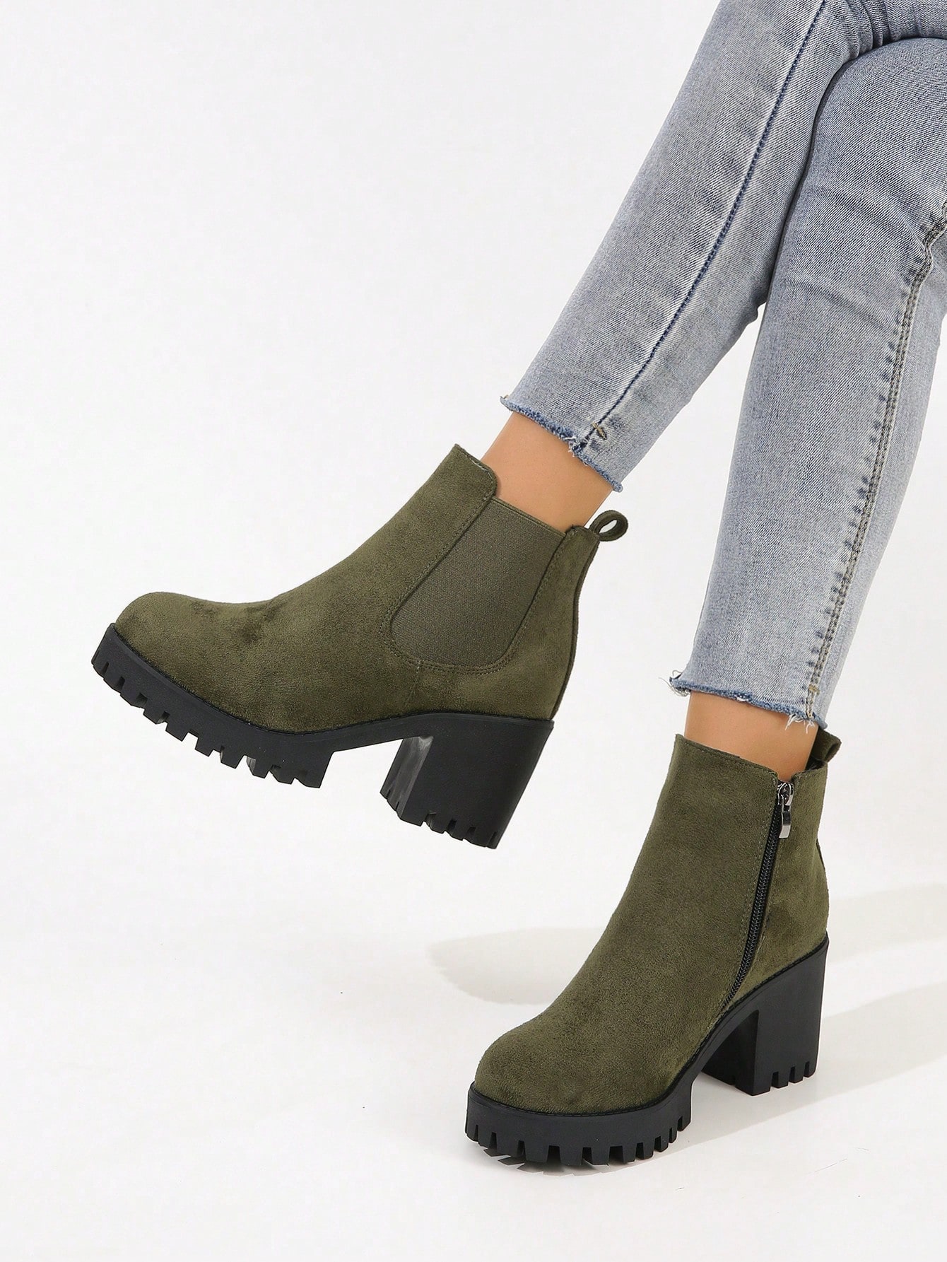 In Green Women Ankle Boots & Booties