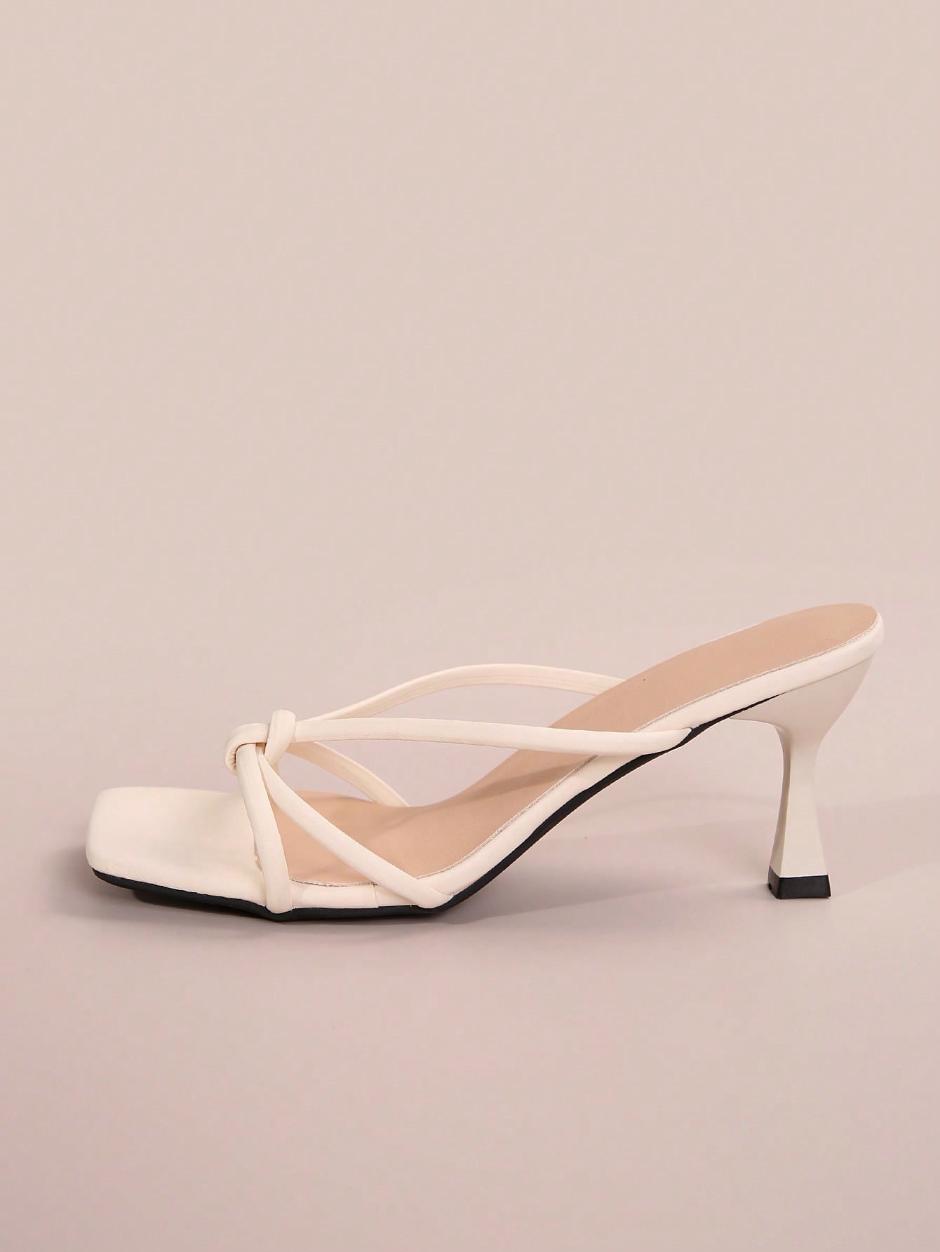 In Beige Women Heeled Sandals