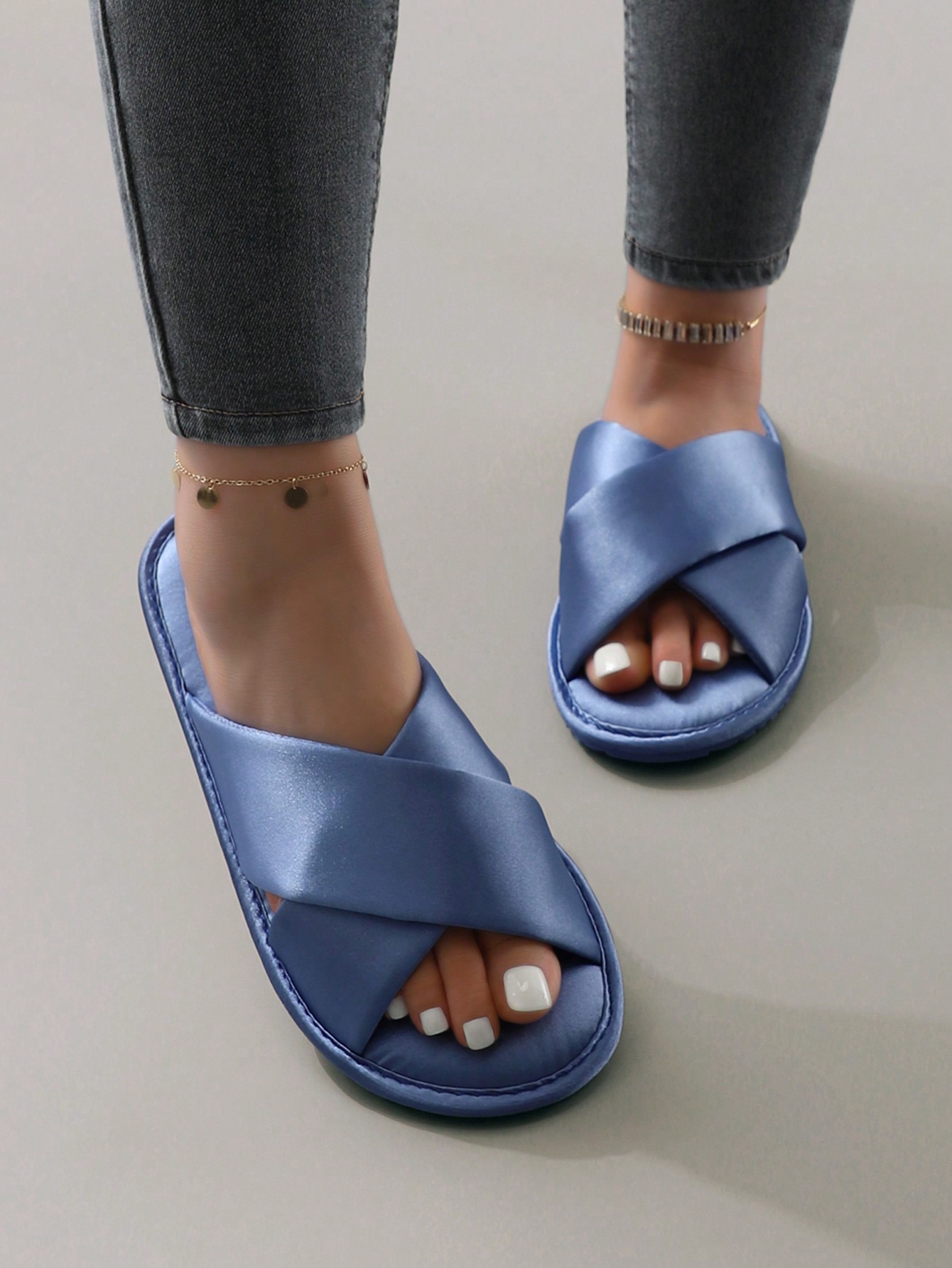 In Blue Women Slippers