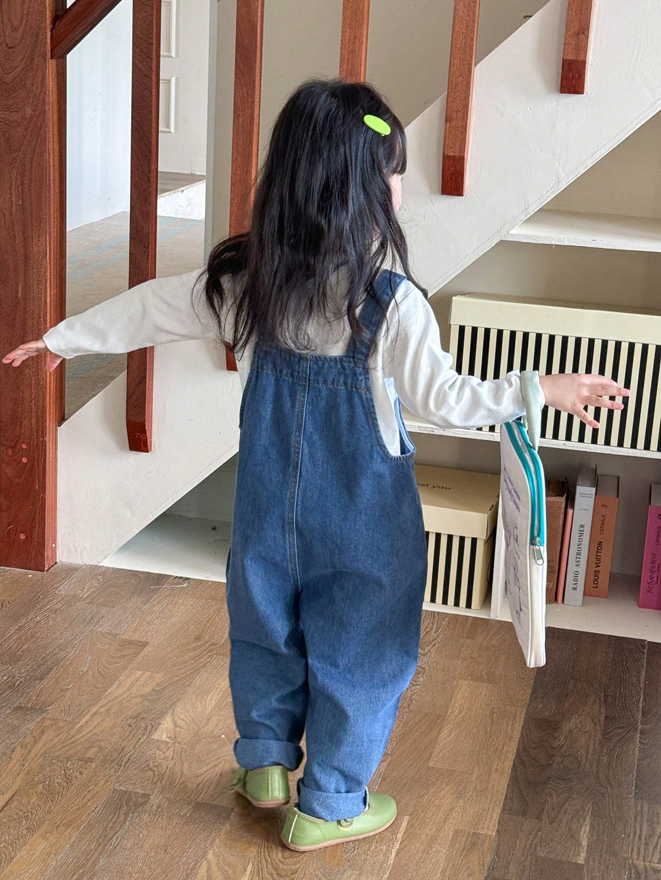 Young Girls Denim Overalls & Jumpsuits