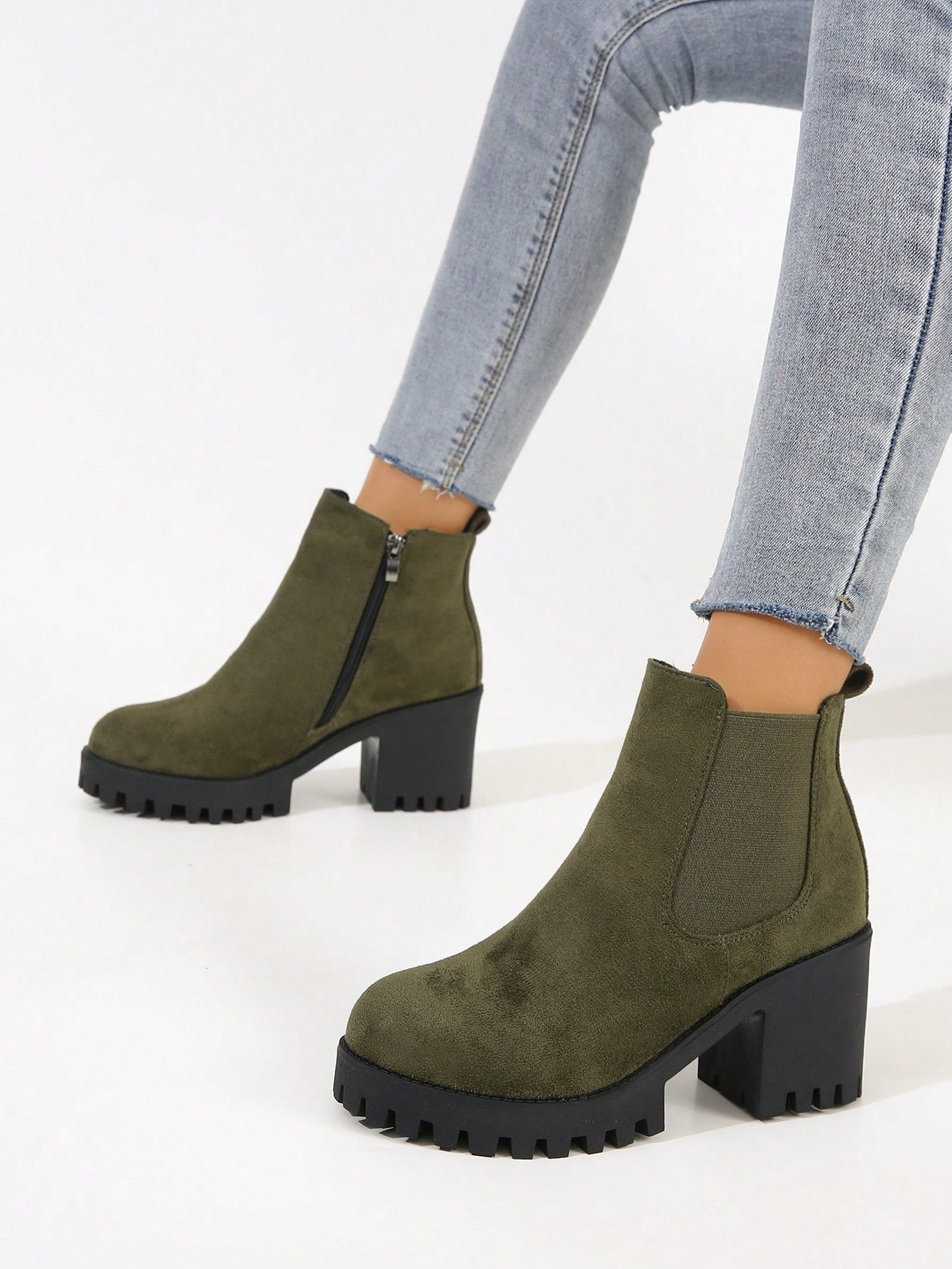 In Green Women Ankle Boots & Booties