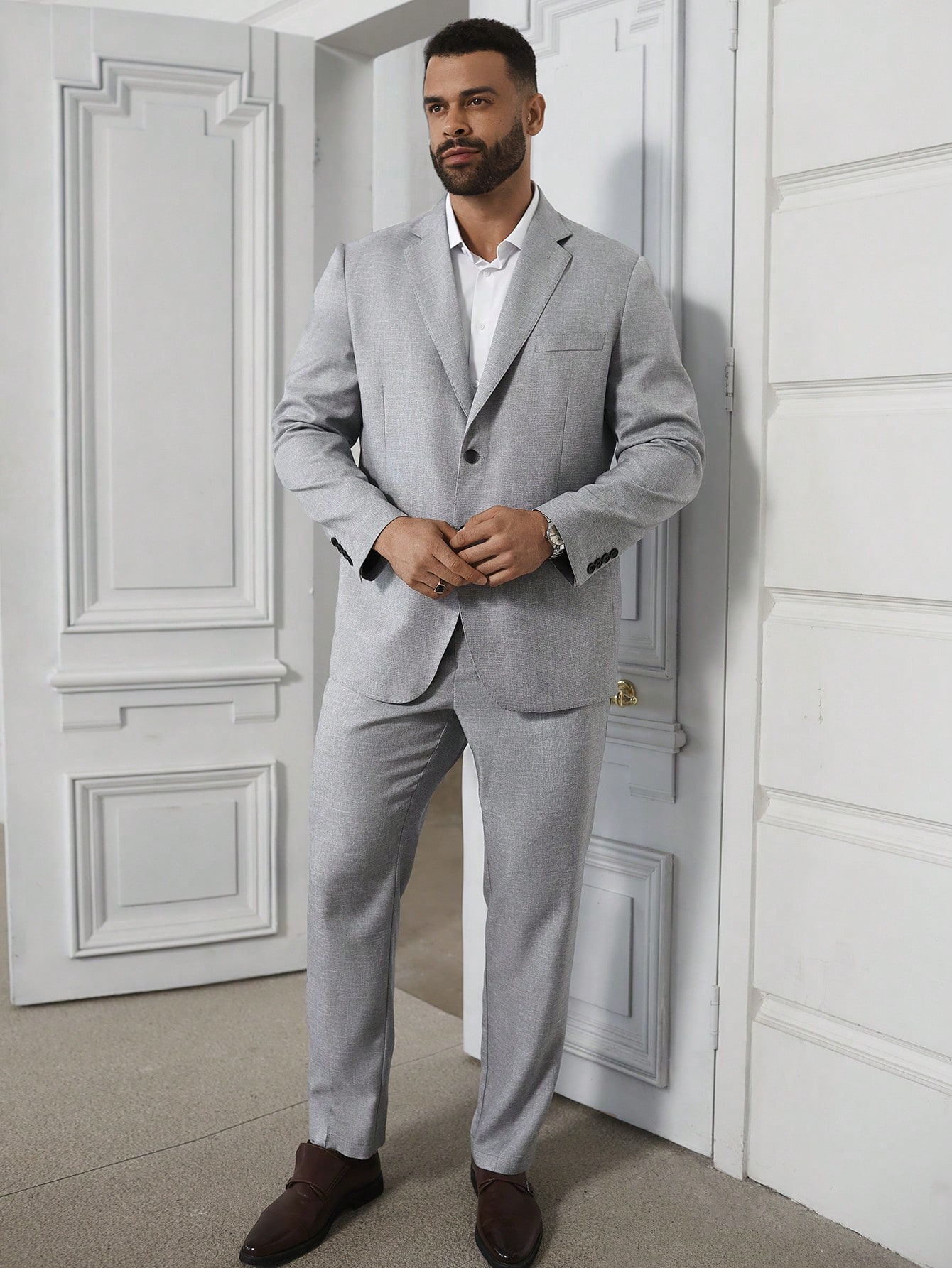 Men Plus Size Suits