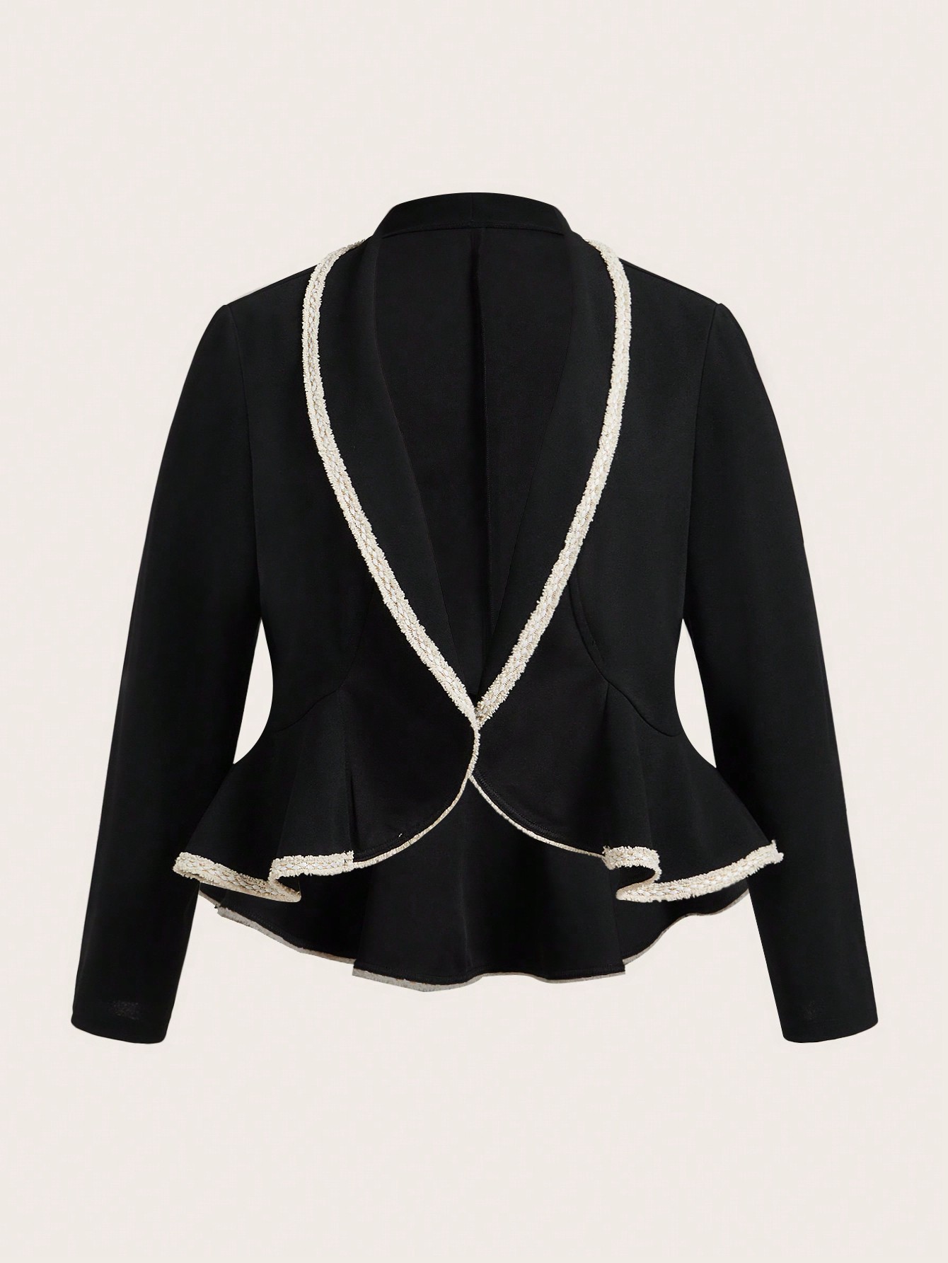 In Black Plus Size Jackets