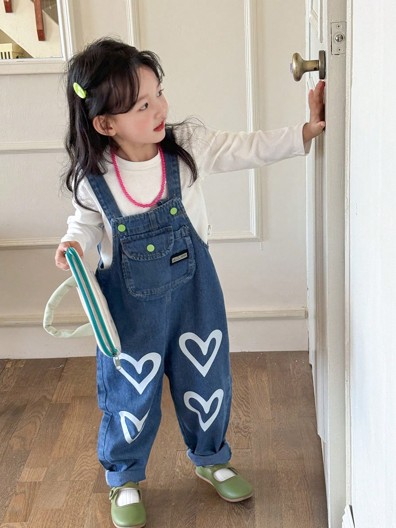 Young Girls Denim Overalls & Jumpsuits