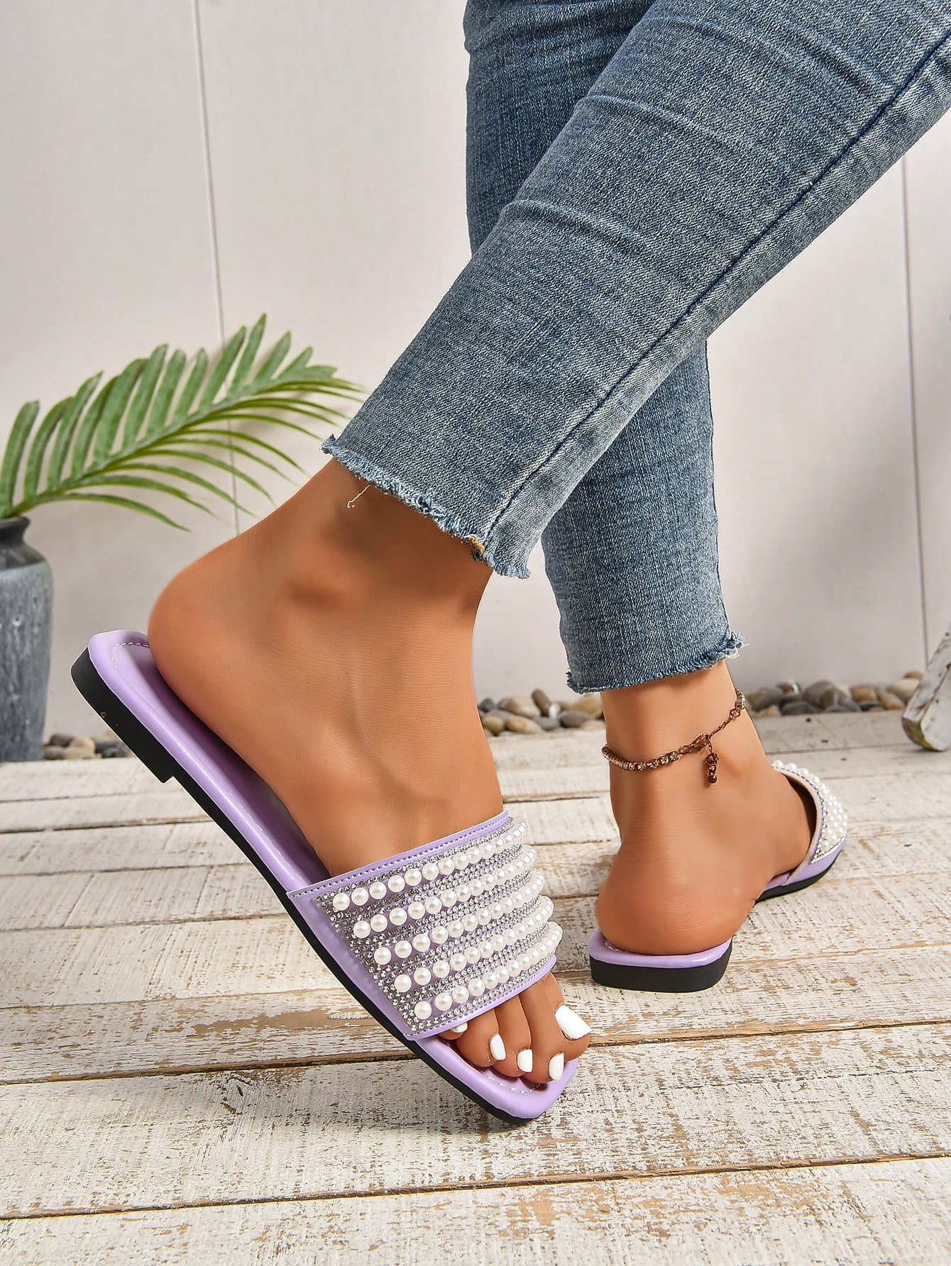 In Mauve Purple Women Shoes