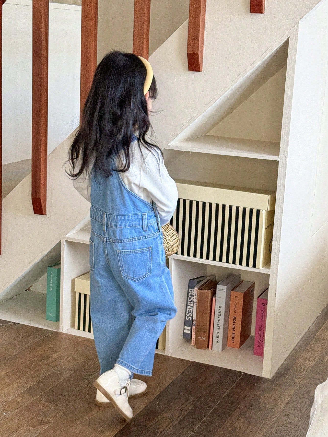 Young Girls Denim Overalls & Jumpsuits