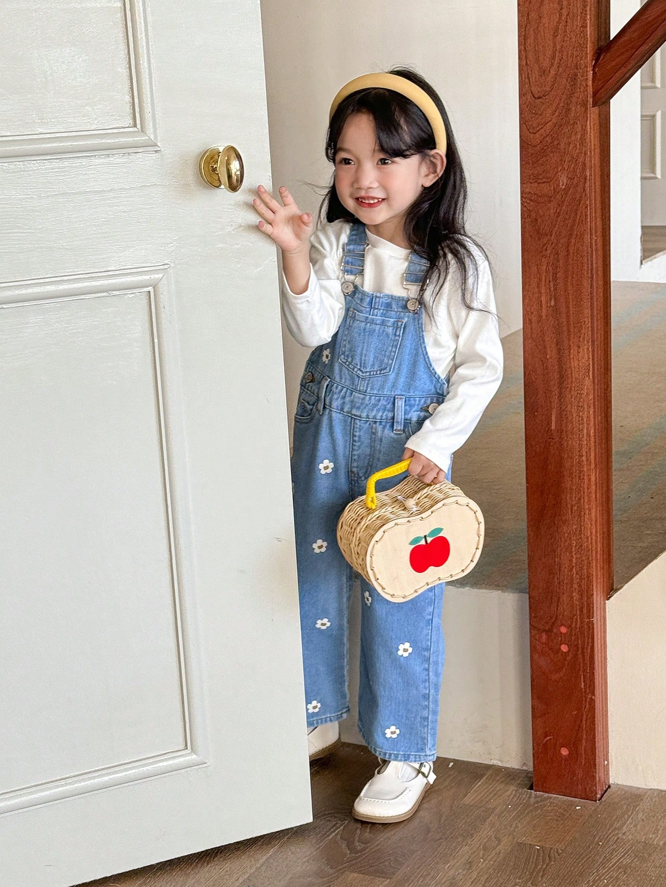 Young Girls Denim Overalls & Jumpsuits