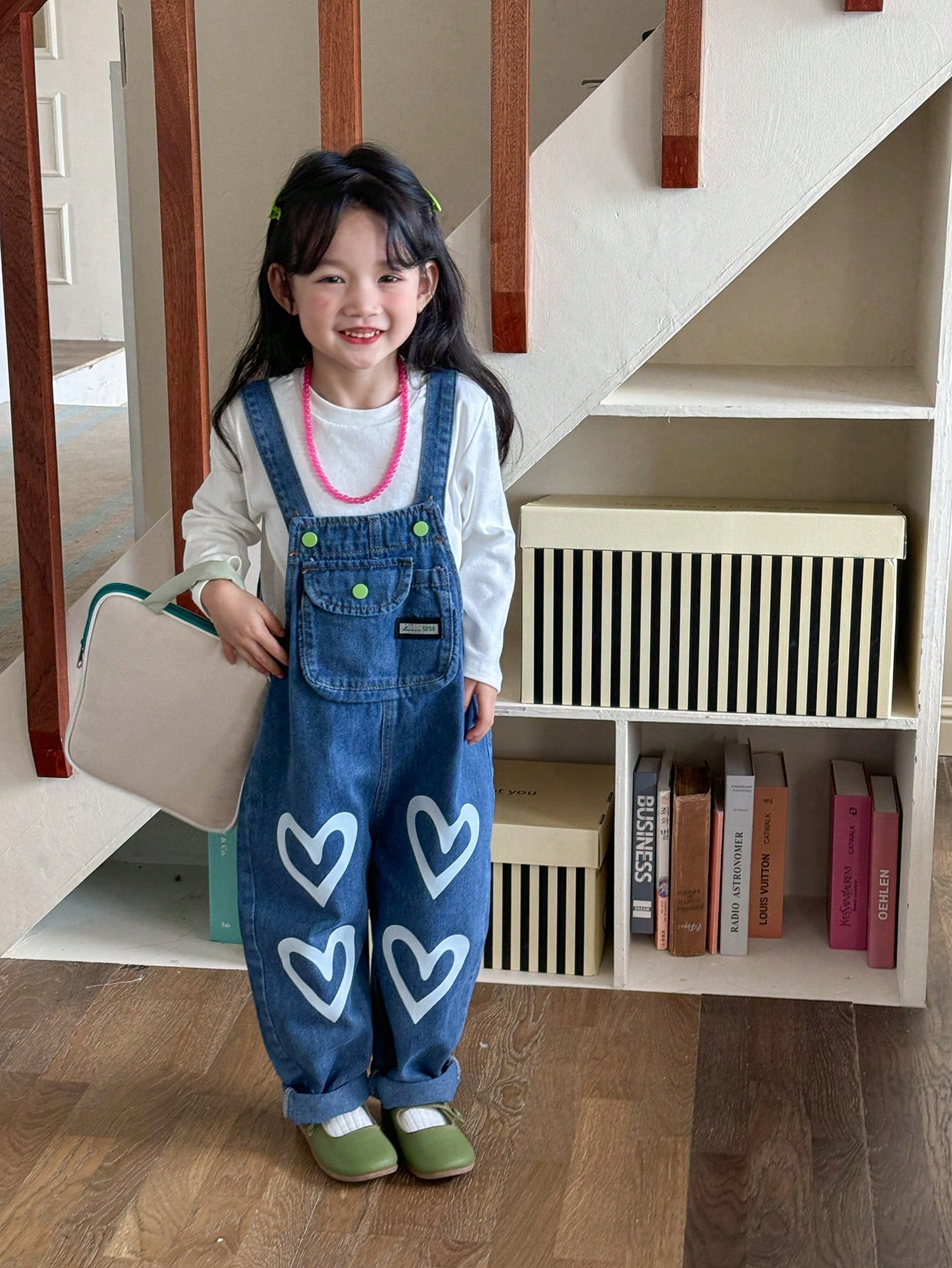 Young Girls Denim Overalls & Jumpsuits