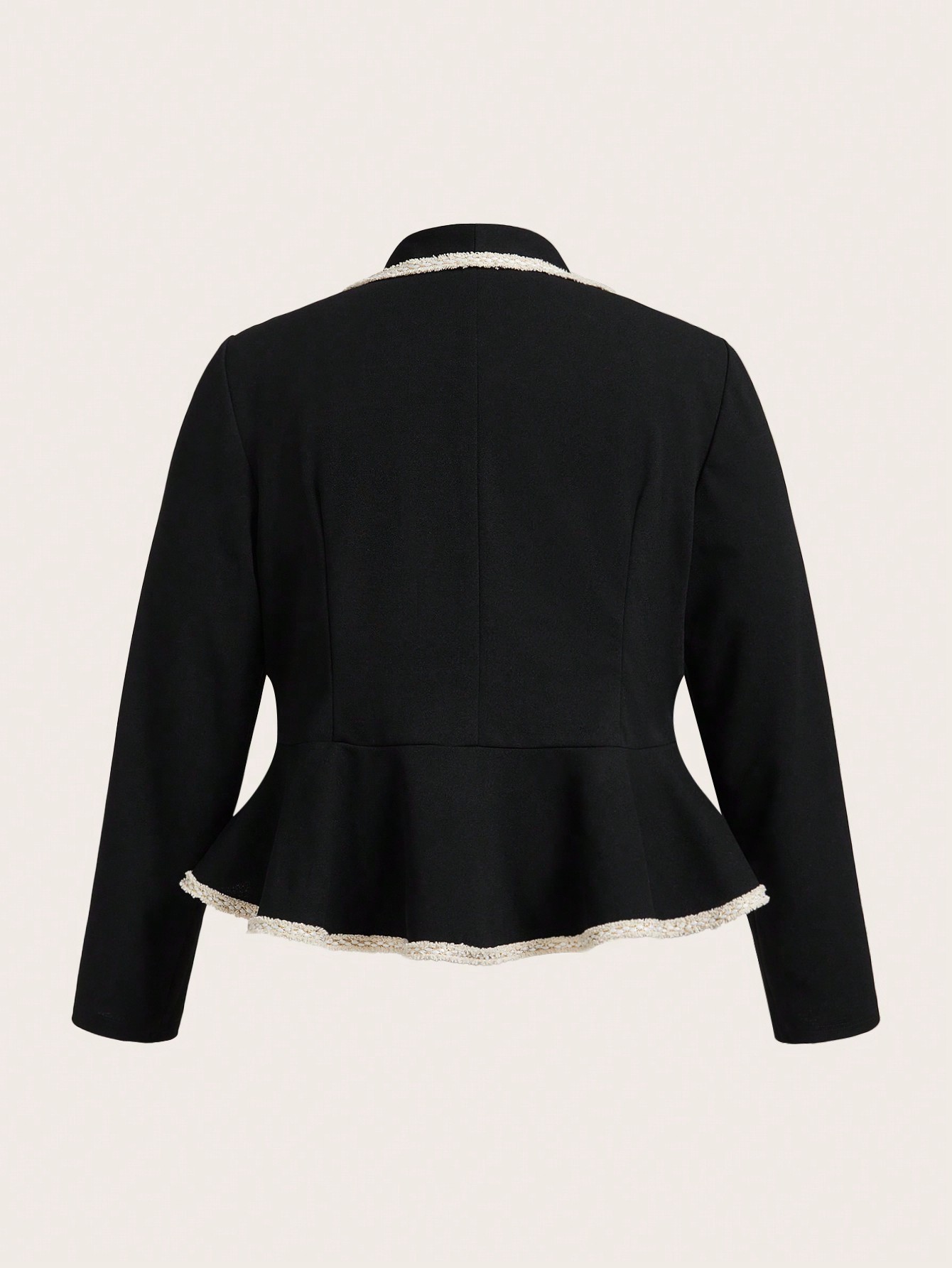 In Black Plus Size Jackets