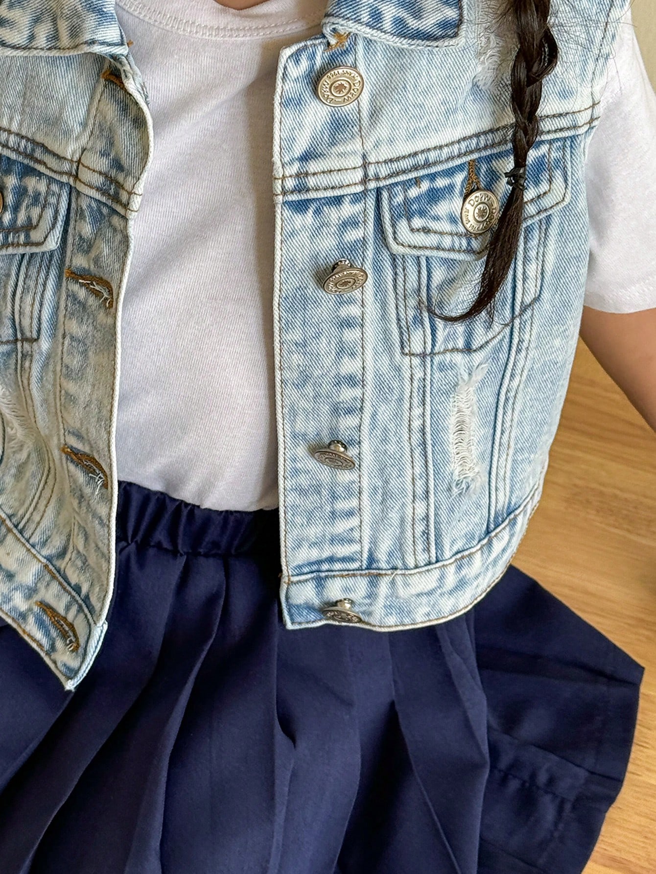 Young Girls Denim Jackets & Coats