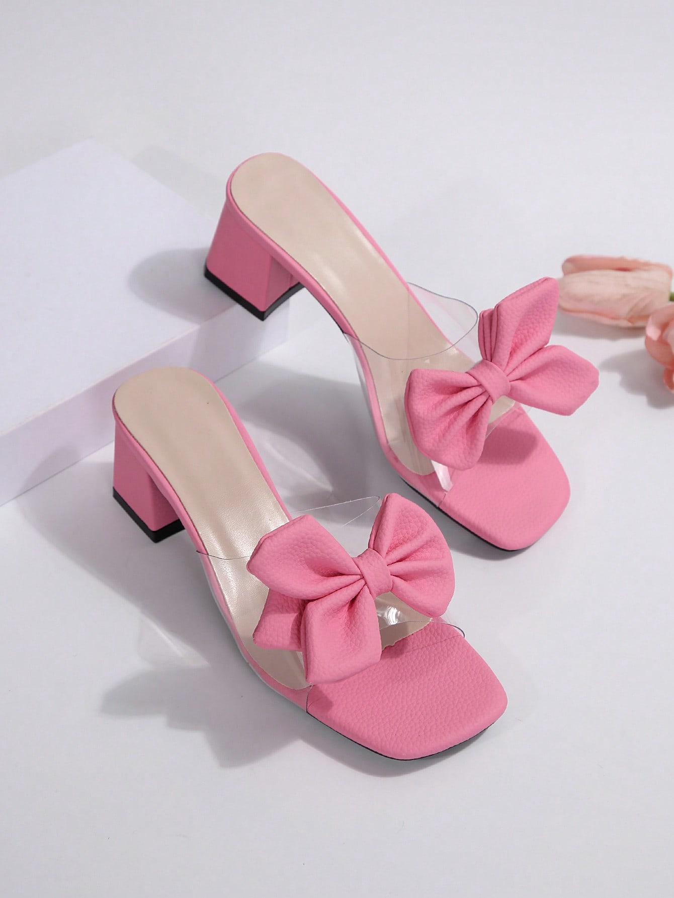 In Pink Women Heeled Sandals