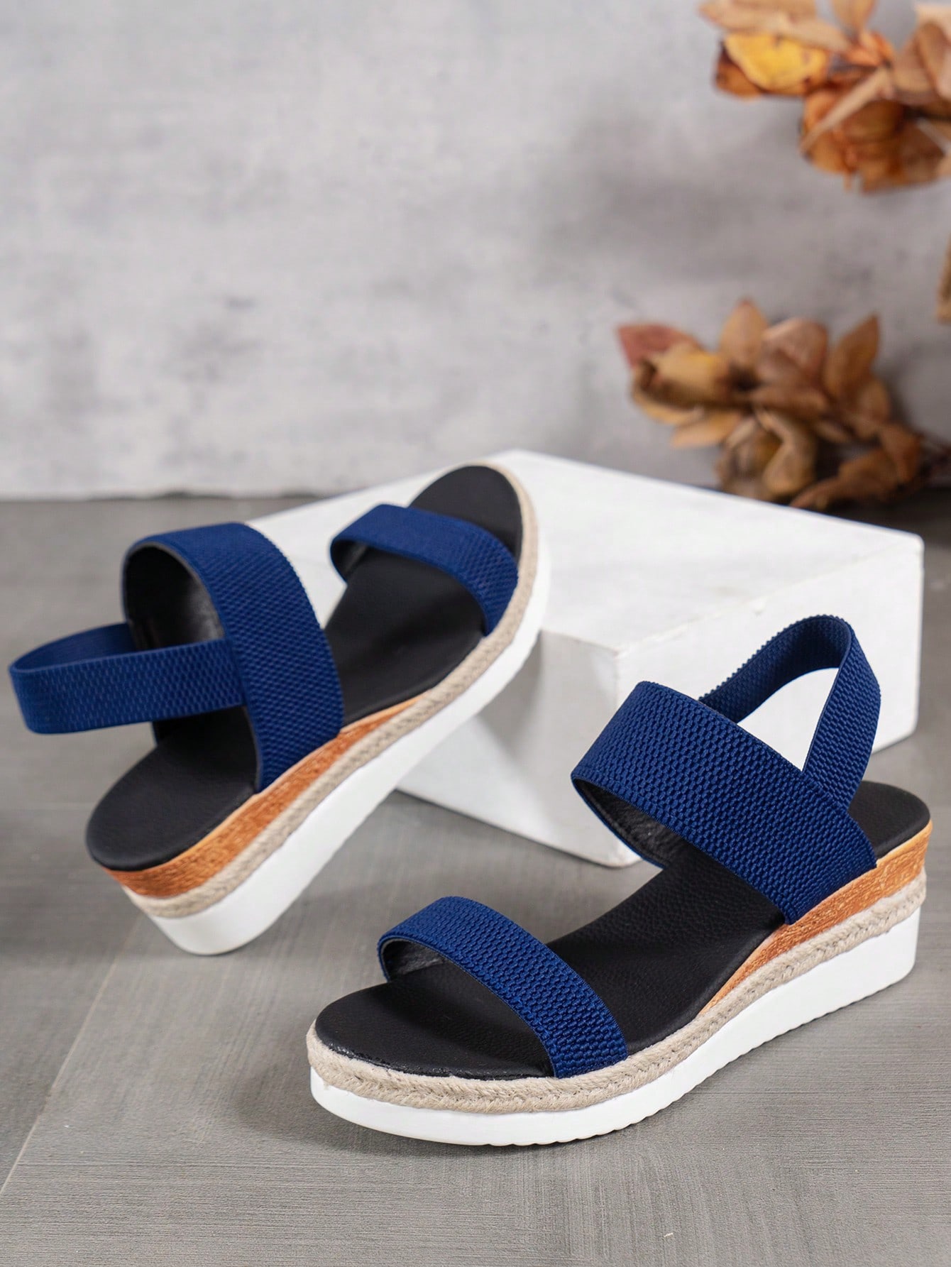 In Blue Women Platforms & Wedge Sandals