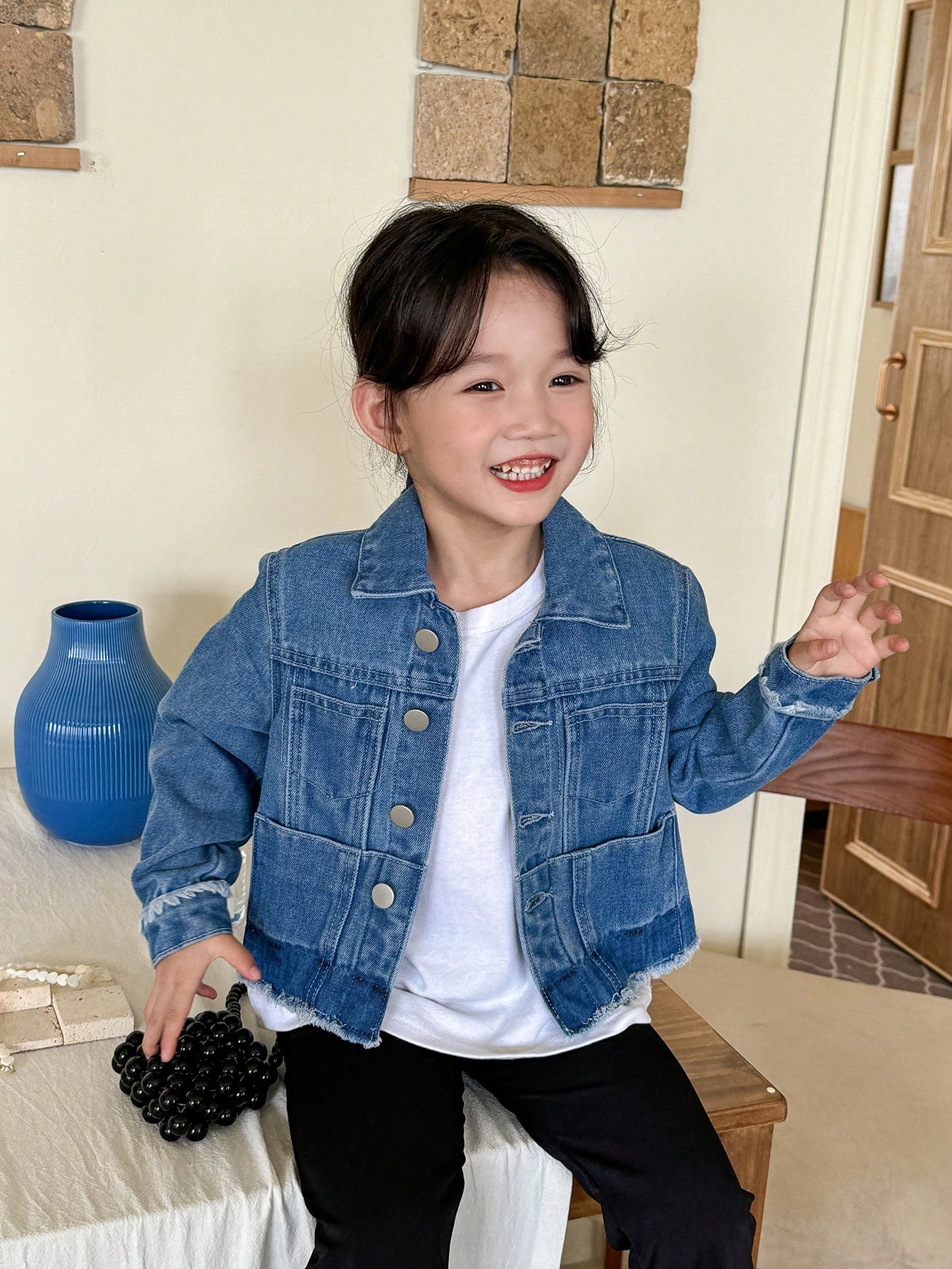 Young Girls Denim Jackets & Coats