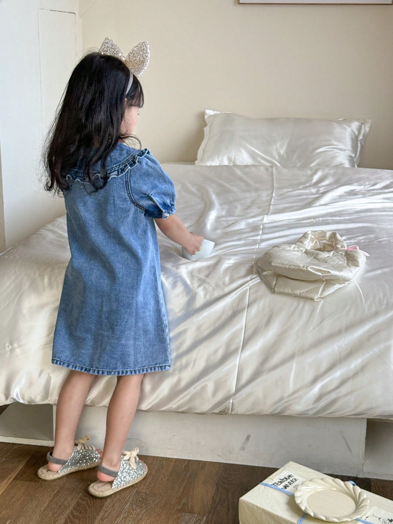 Young Girls Denim Dresses