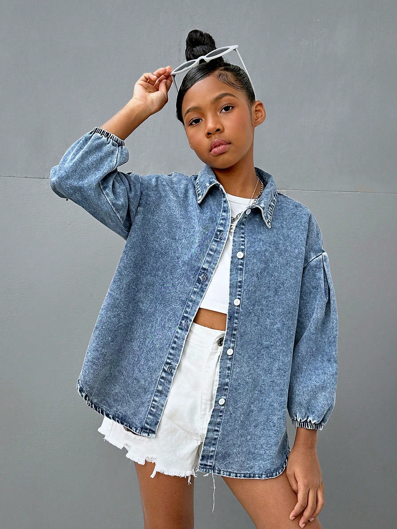 Tween Girls Denim Tops