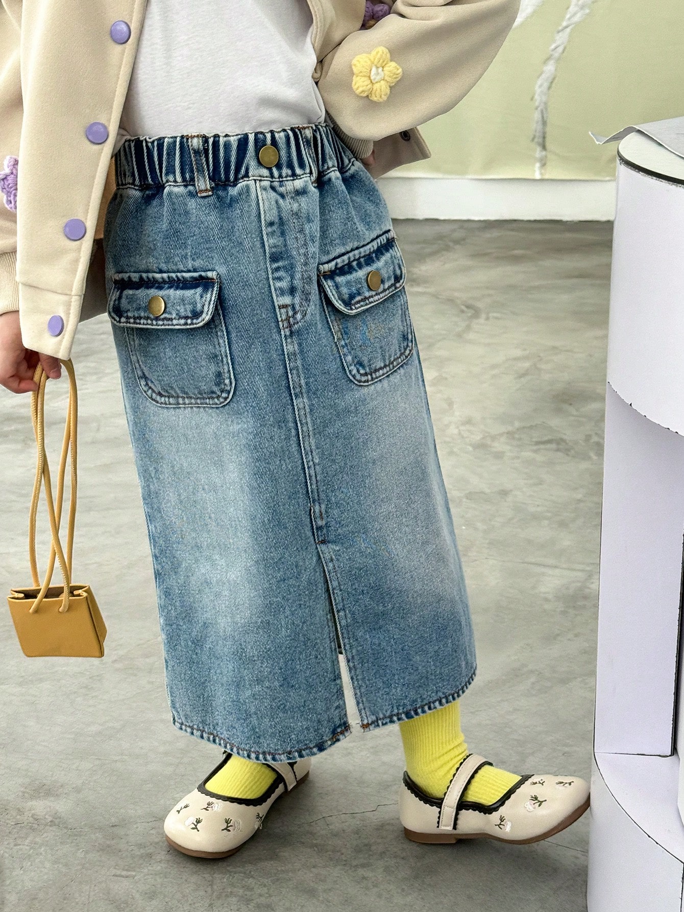 Young Girls Denim Skirts