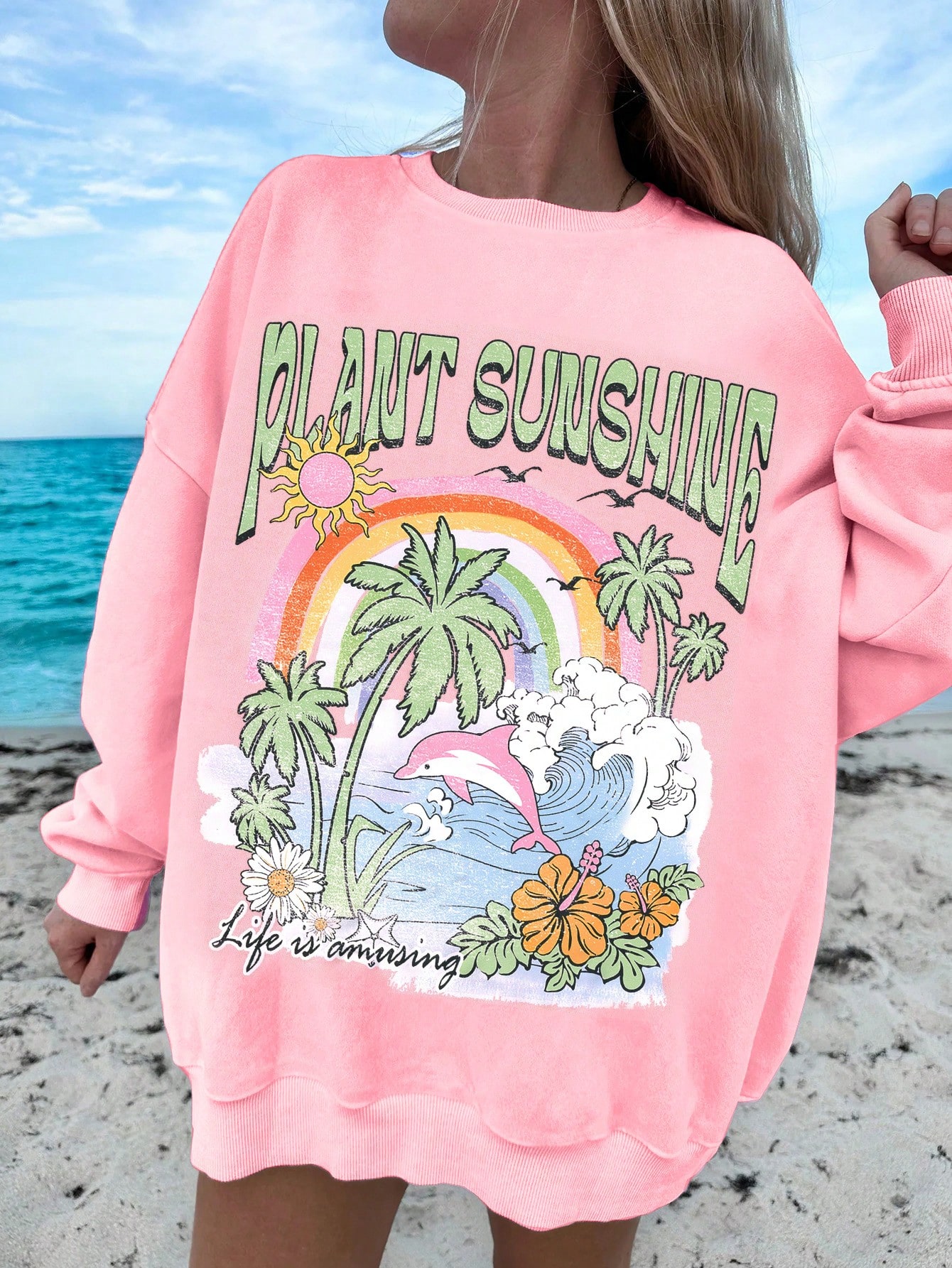 In Pink Women Sweatshirts