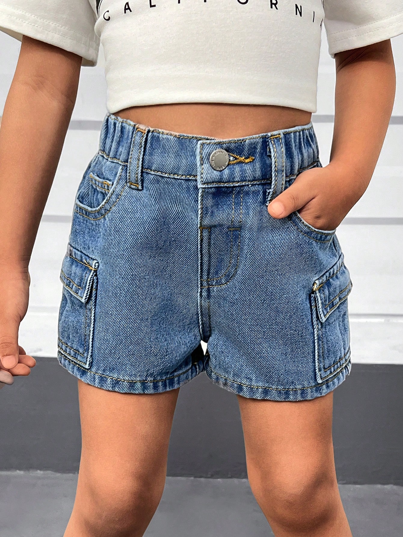 Young Girls Denim Shorts