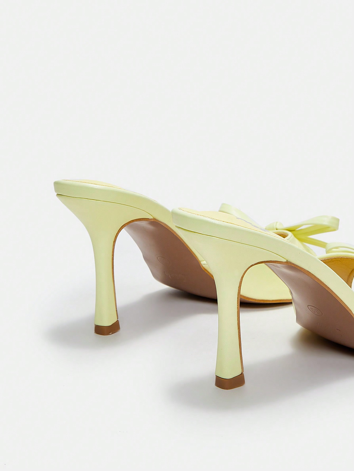 In Yellow Women Heeled Sandals