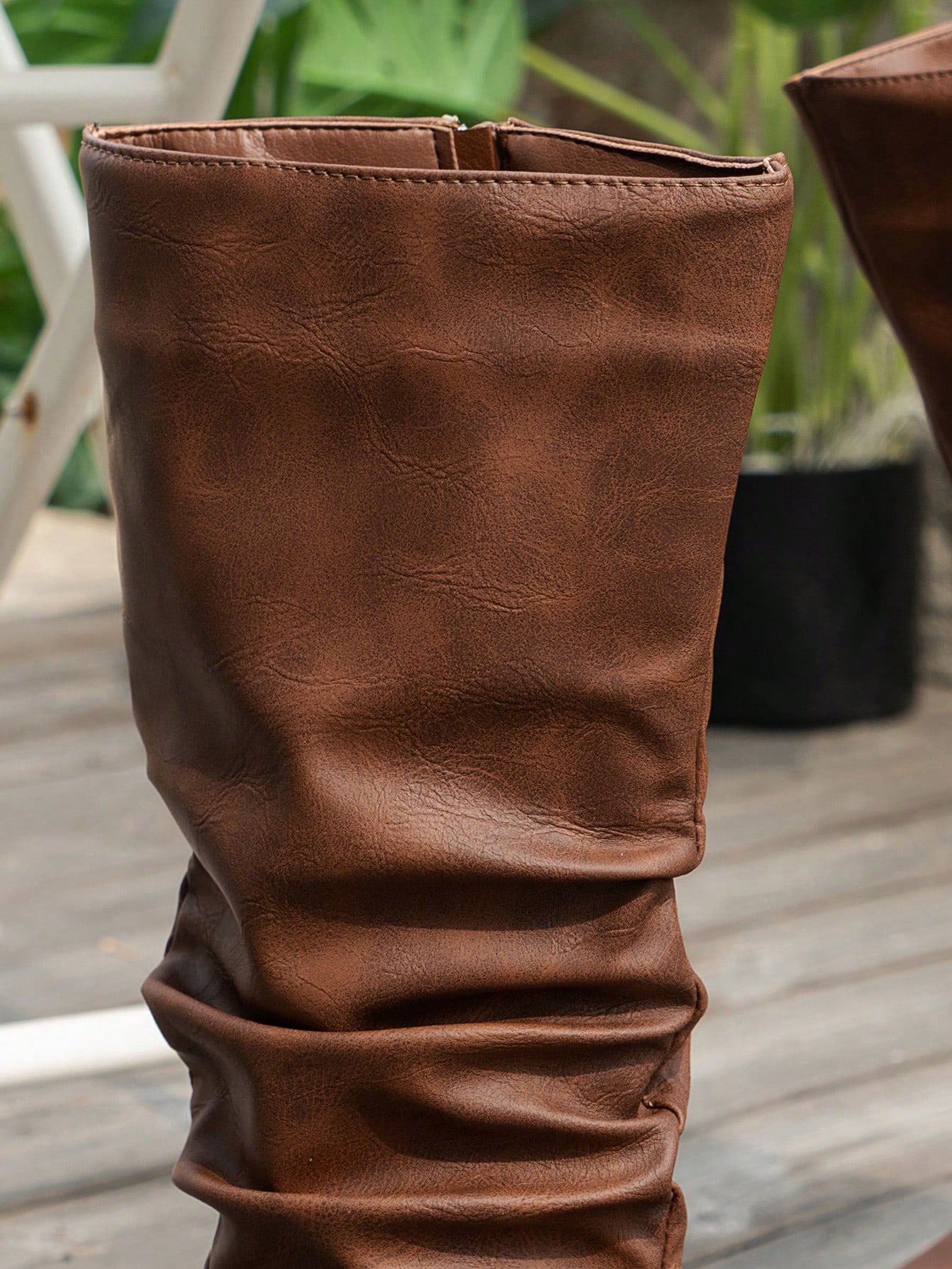 In Brown Women Knee-High Boots