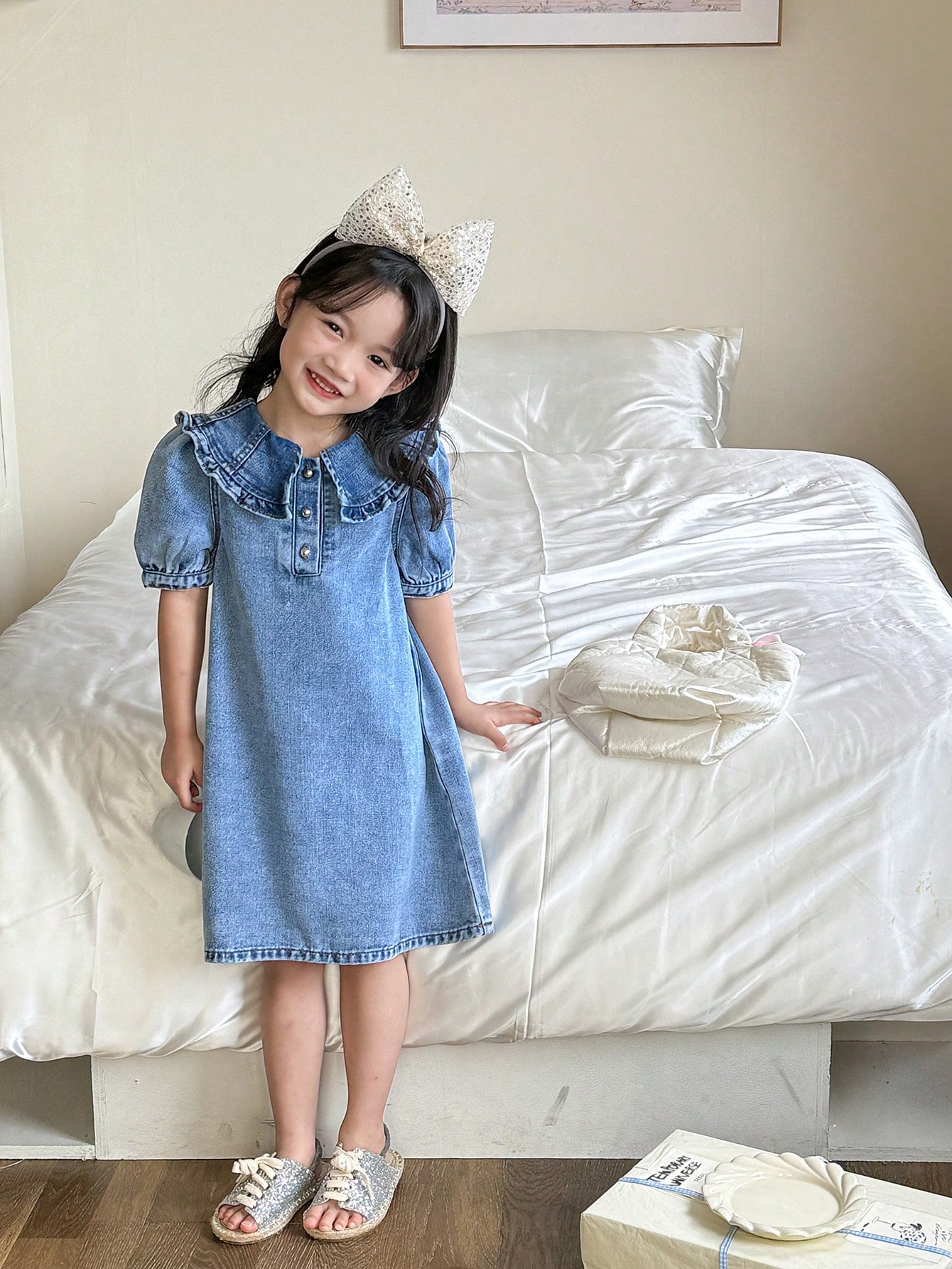 Young Girls Denim Dresses