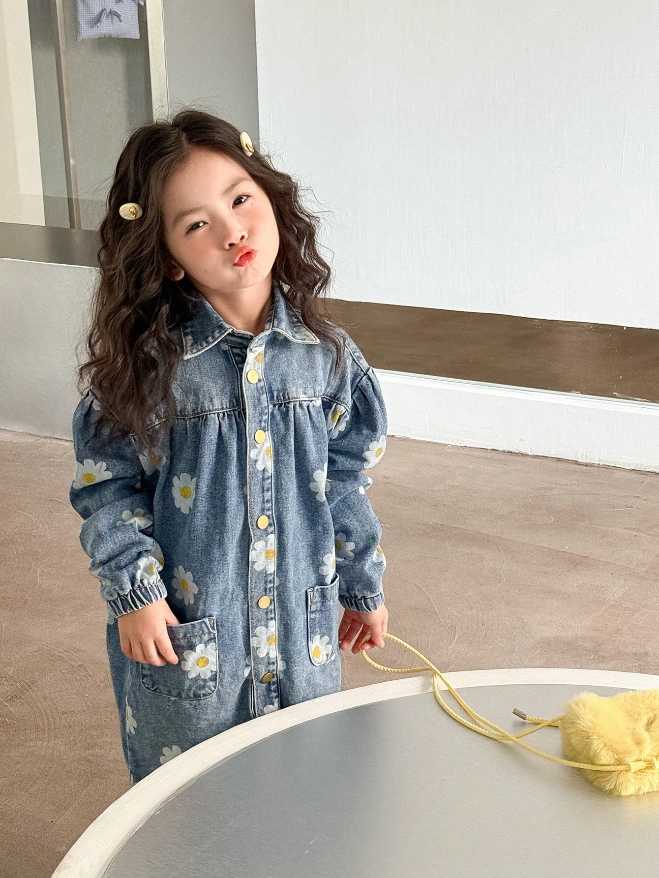 Young Girls Denim Dresses