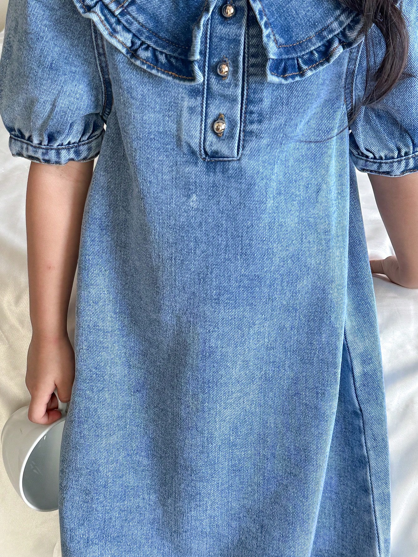 Young Girls Denim Dresses