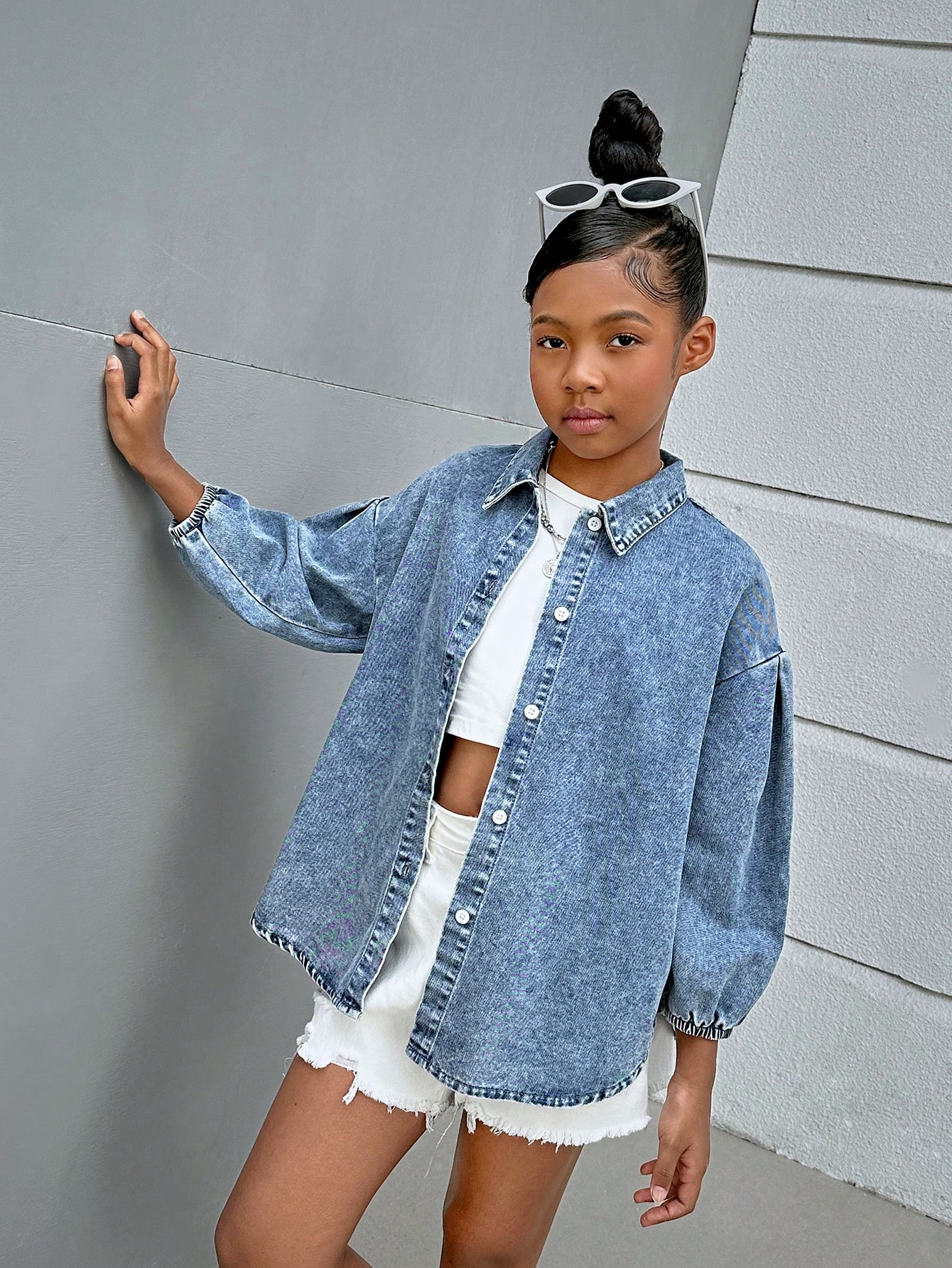 Tween Girls Denim Tops